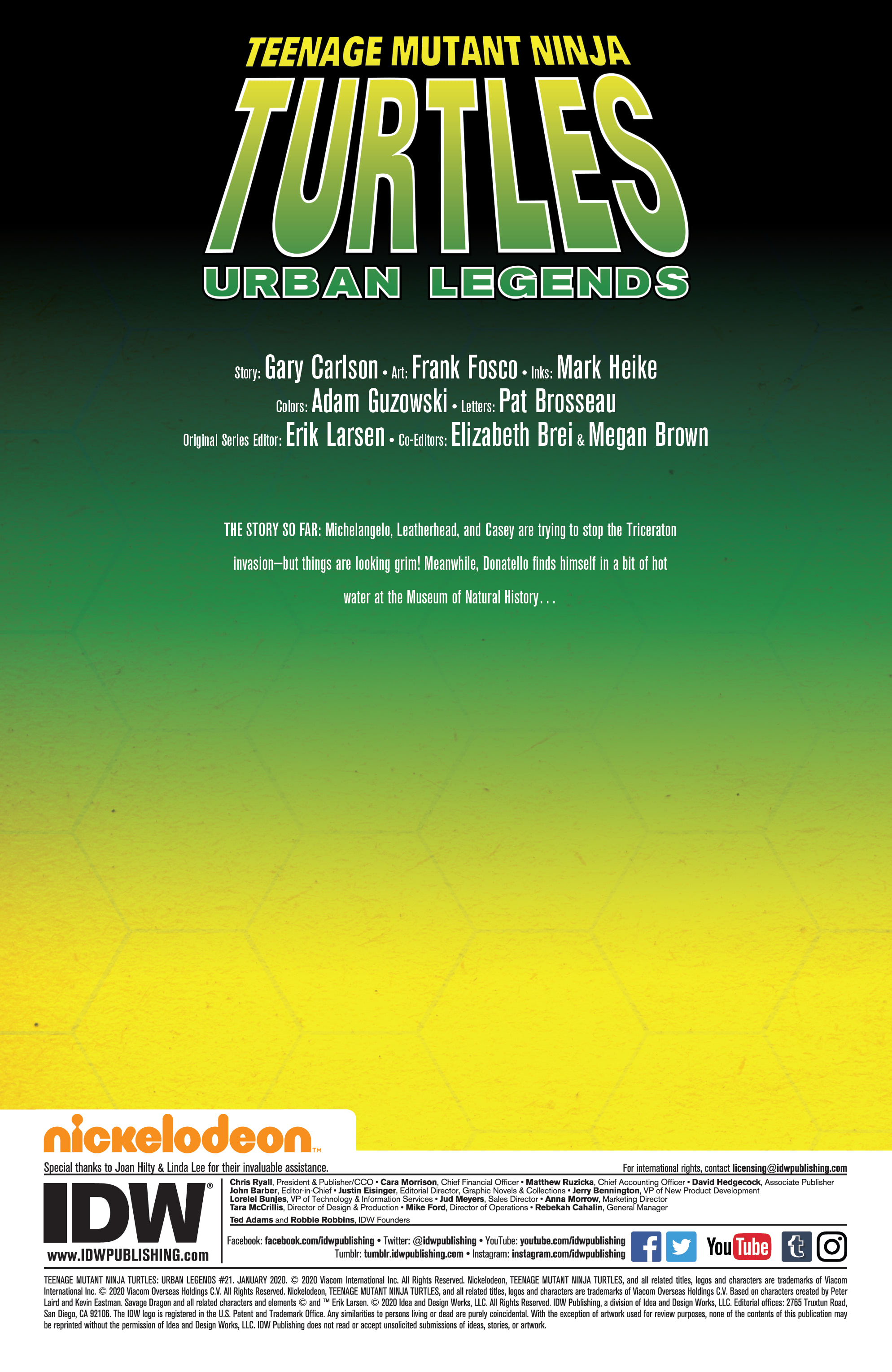 Read online Teenage Mutant Ninja Turtles: Urban Legends comic -  Issue #21 - 2