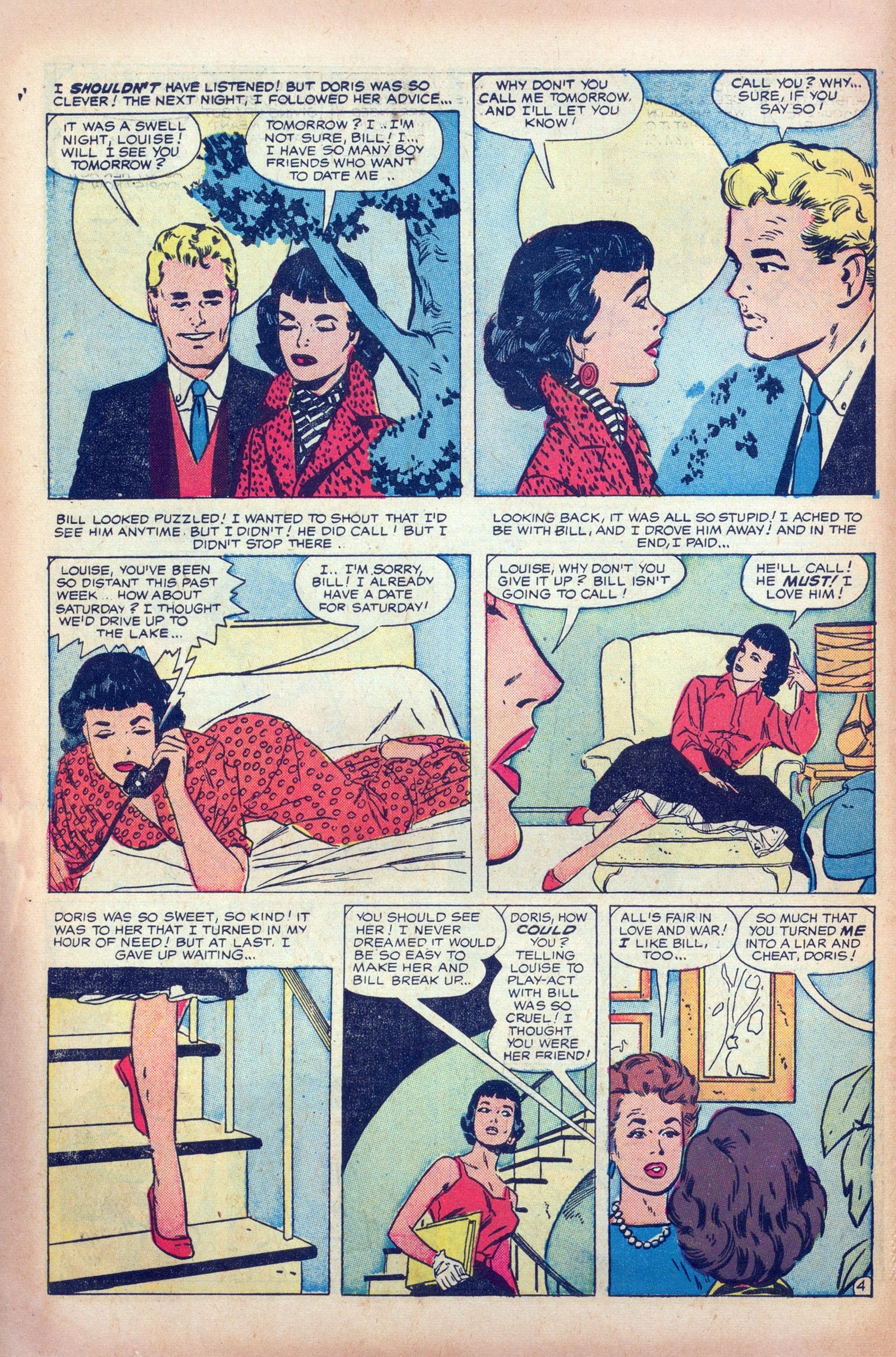 Read online Love Romances comic -  Issue #73 - 6
