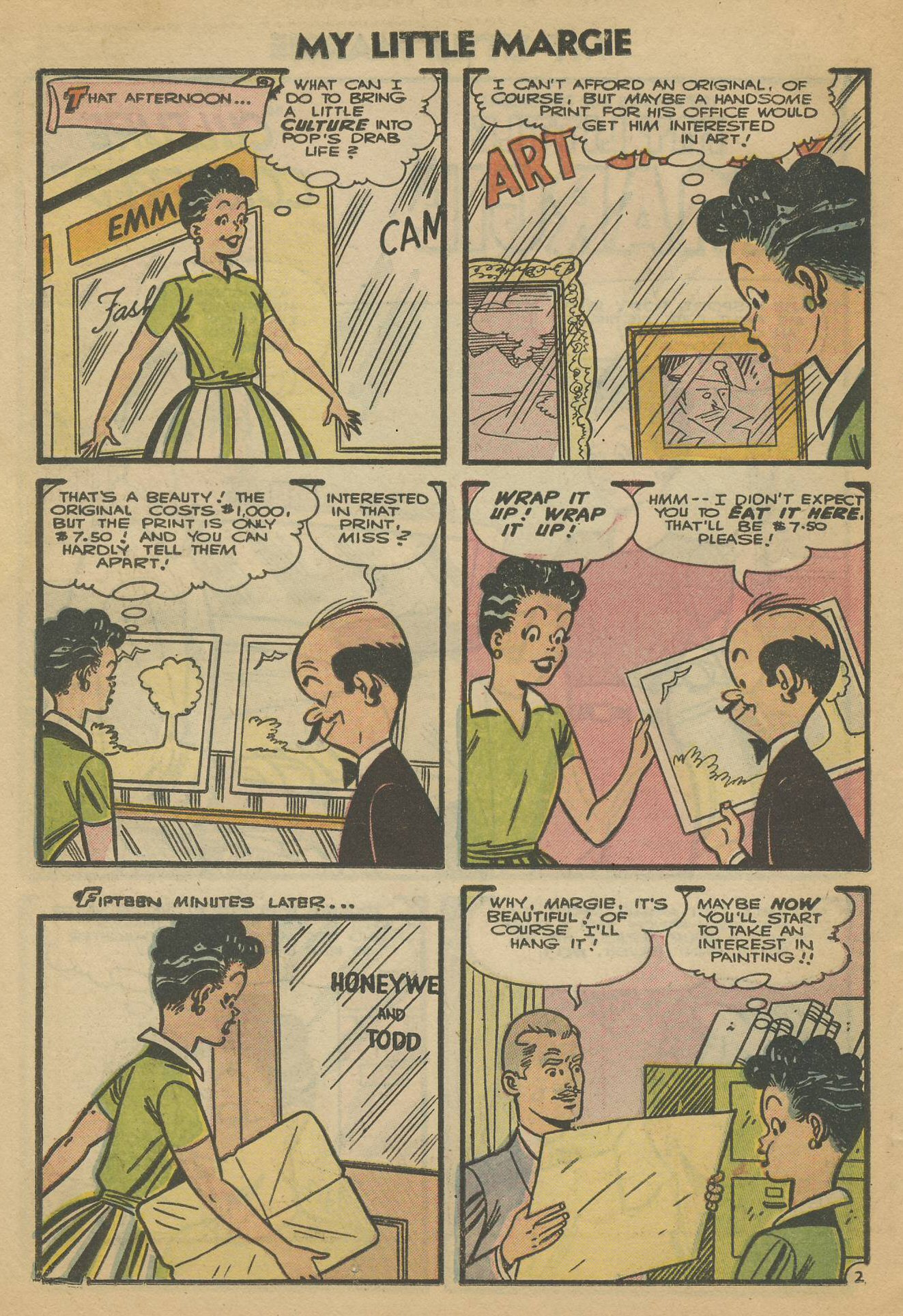 Read online My Little Margie (1954) comic -  Issue #12 - 26
