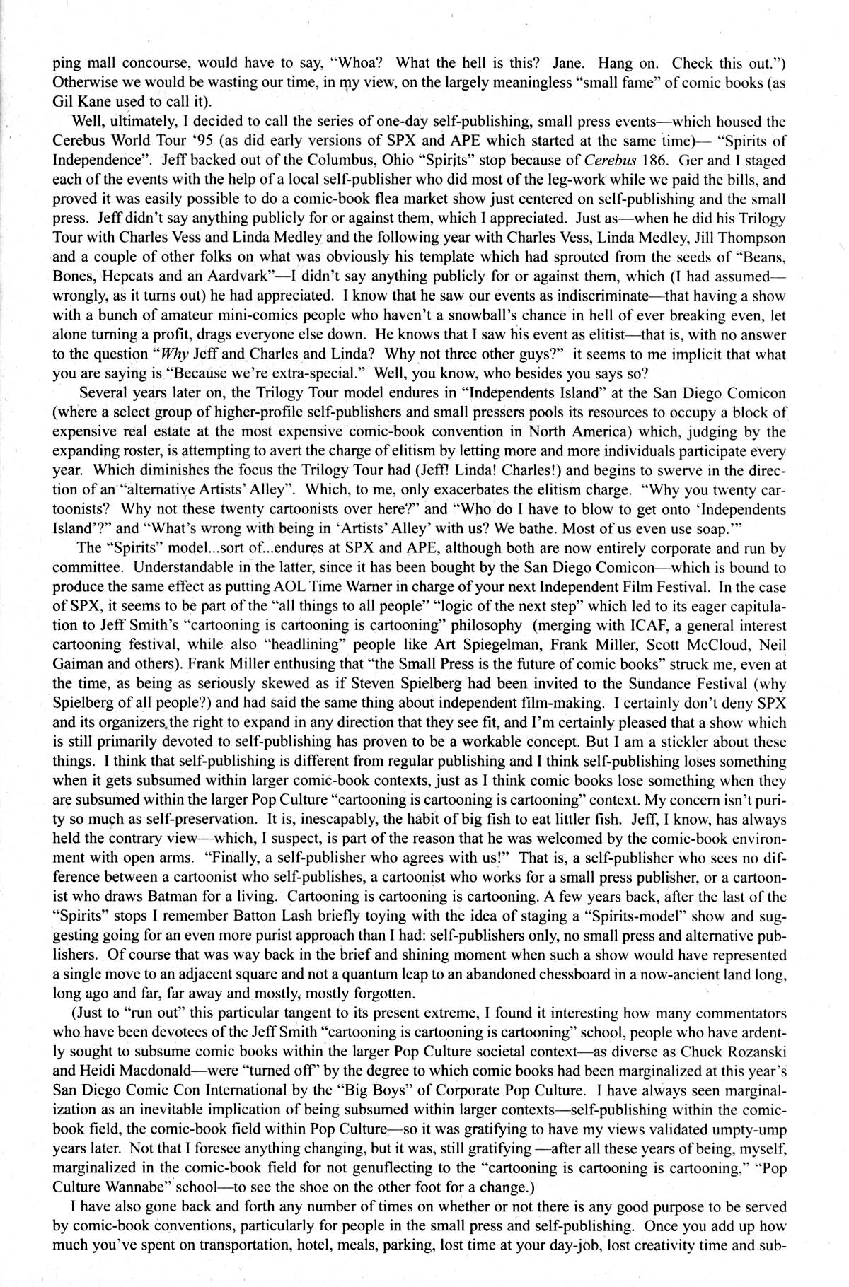 Read online Cerebus comic -  Issue #285 - 17