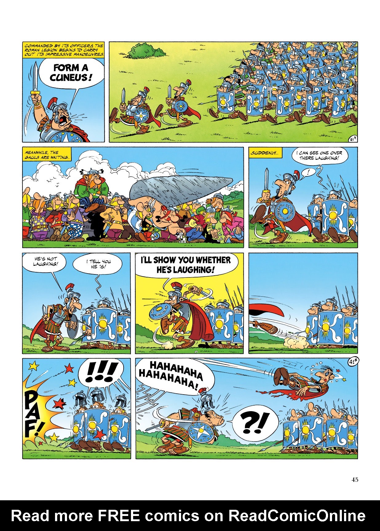 Read online Asterix comic -  Issue #7 - 46