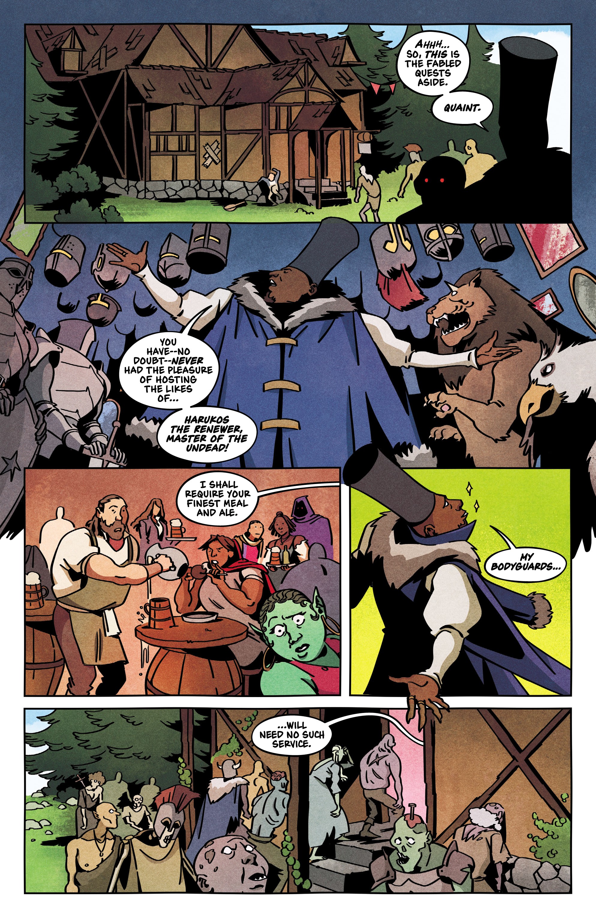 Read online Quests Aside comic -  Issue #3 - 14