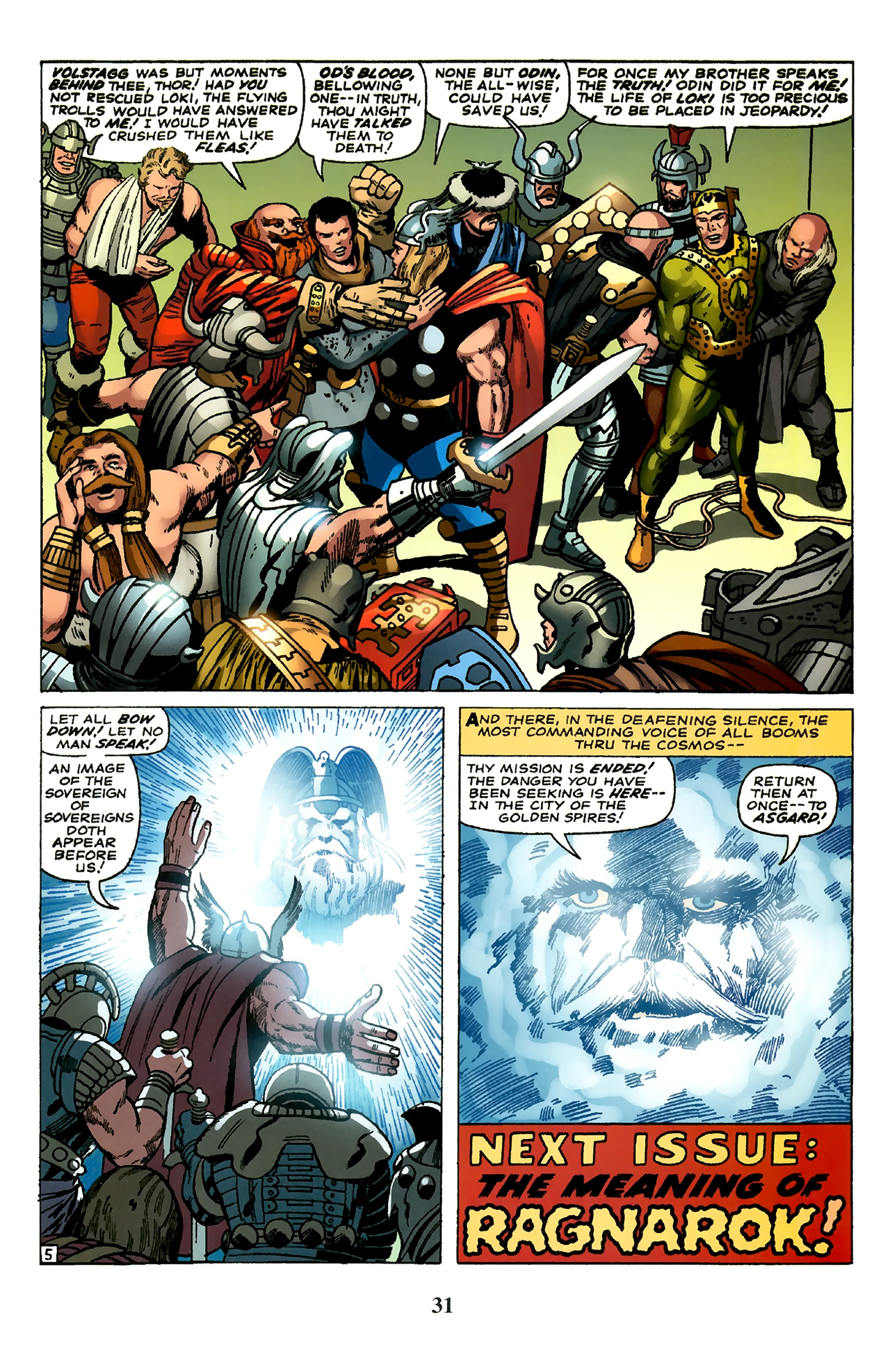 Read online Thor: Tales of Asgard by Stan Lee & Jack Kirby comic -  Issue #4 - 33