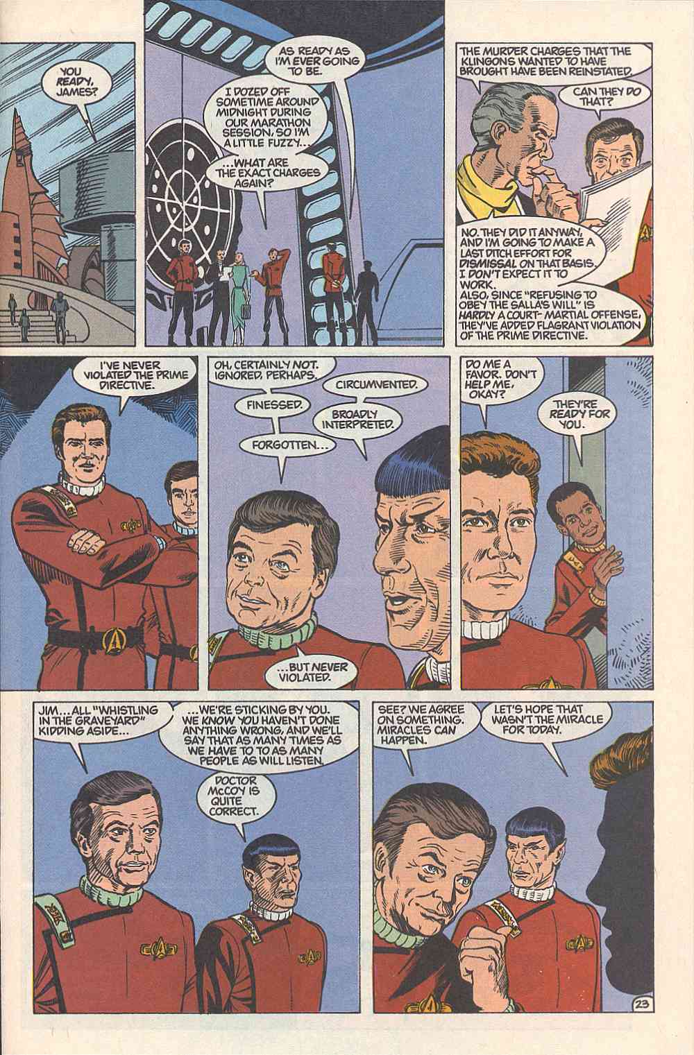 Read online Star Trek (1989) comic -  Issue #10 - 27