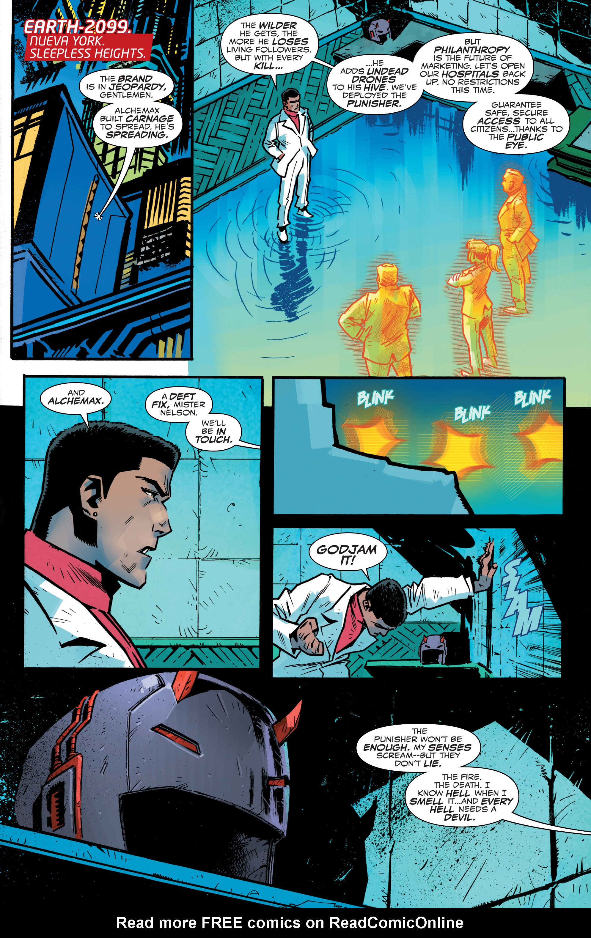 Read online Spider-Man 2099: Dark Genesis comic -  Issue #4 - 2