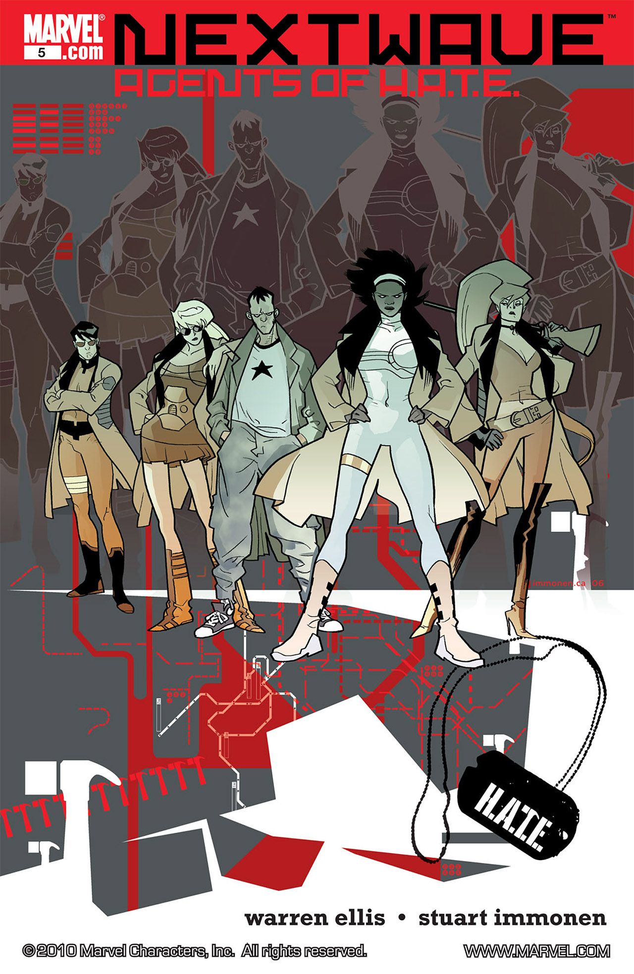 Read online Nextwave: Agents Of H.A.T.E. comic -  Issue #5 - 1