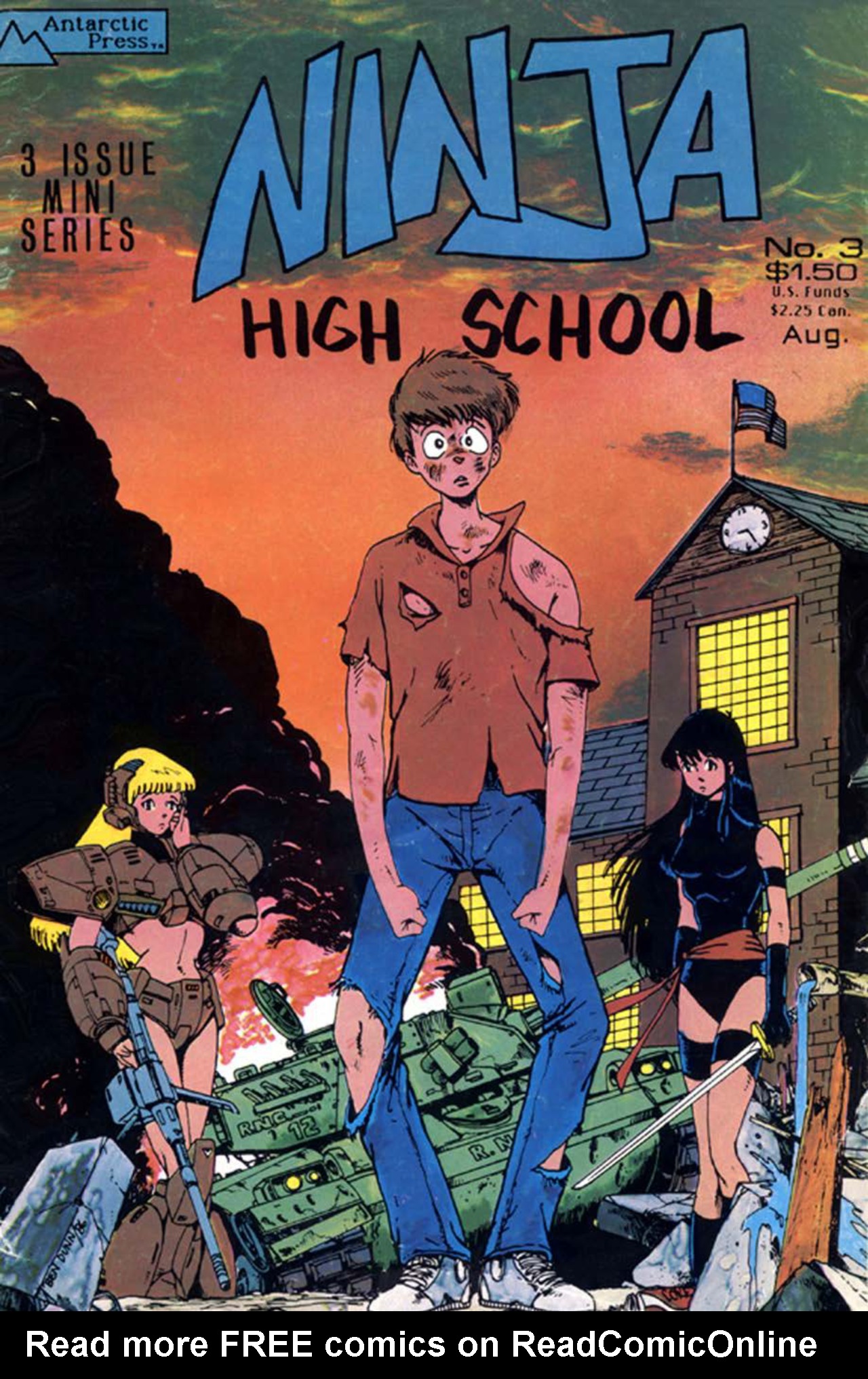 Read online Ninja High School (1986) comic -  Issue #3 - 1