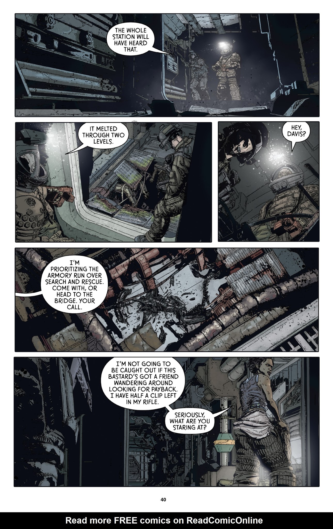 Read online Aliens: Defiance comic -  Issue # _TPB 1 - 39
