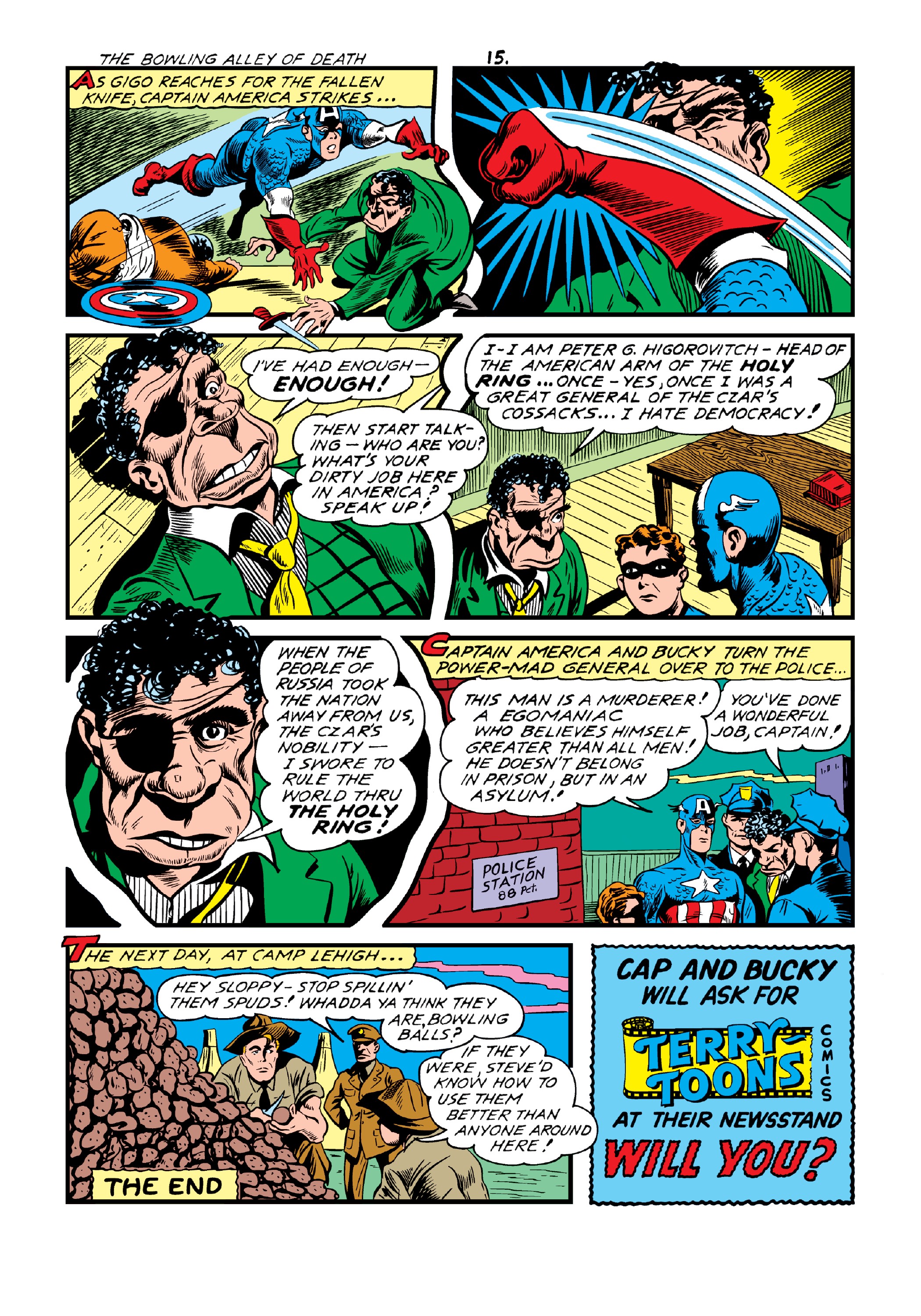Read online Marvel Masterworks: Golden Age Captain America comic -  Issue # TPB 5 (Part 1) - 92