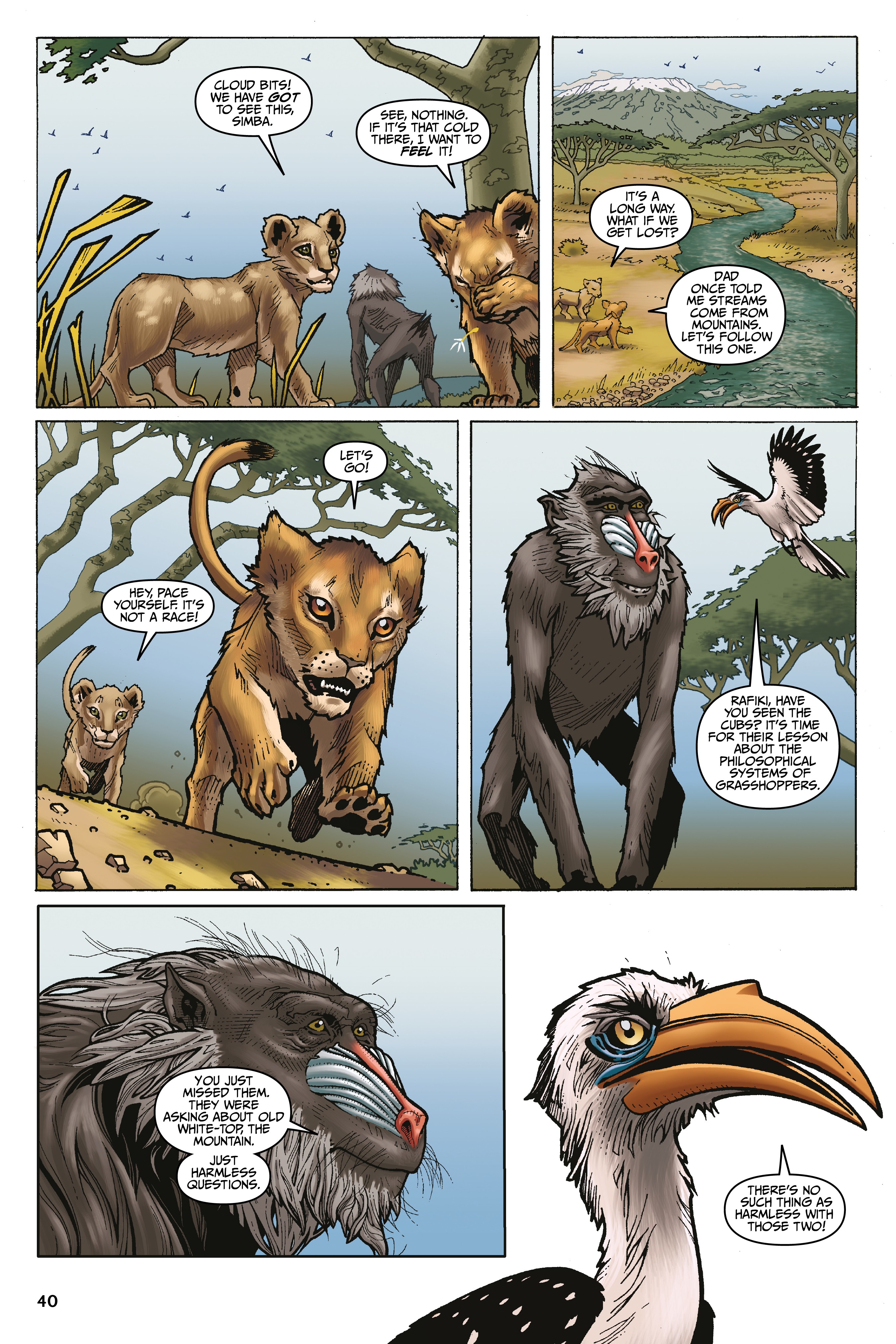 Read online Disney The Lion King: Wild Schemes and Catastrophes comic -  Issue # TPB - 41
