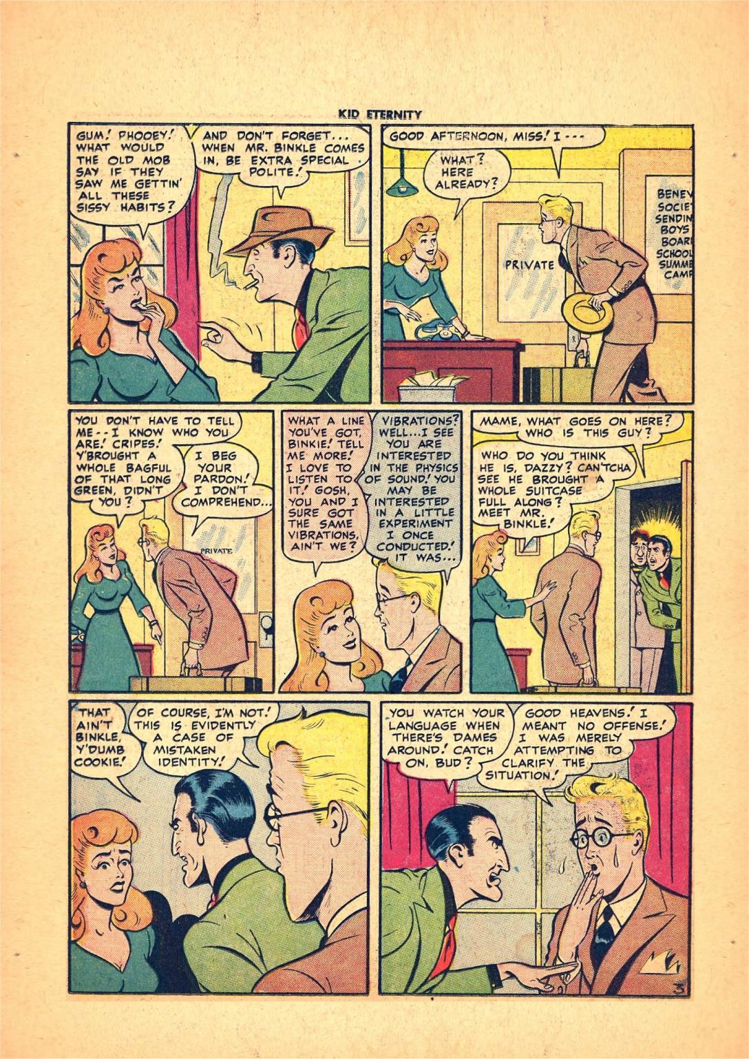 Read online Kid Eternity (1946) comic -  Issue #7 - 28