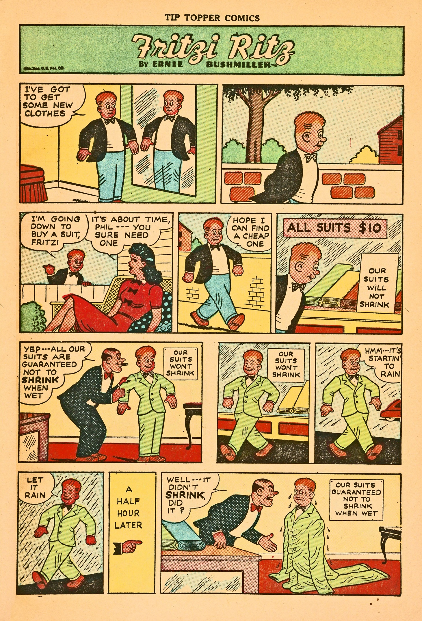 Read online Tip Topper Comics comic -  Issue #3 - 5