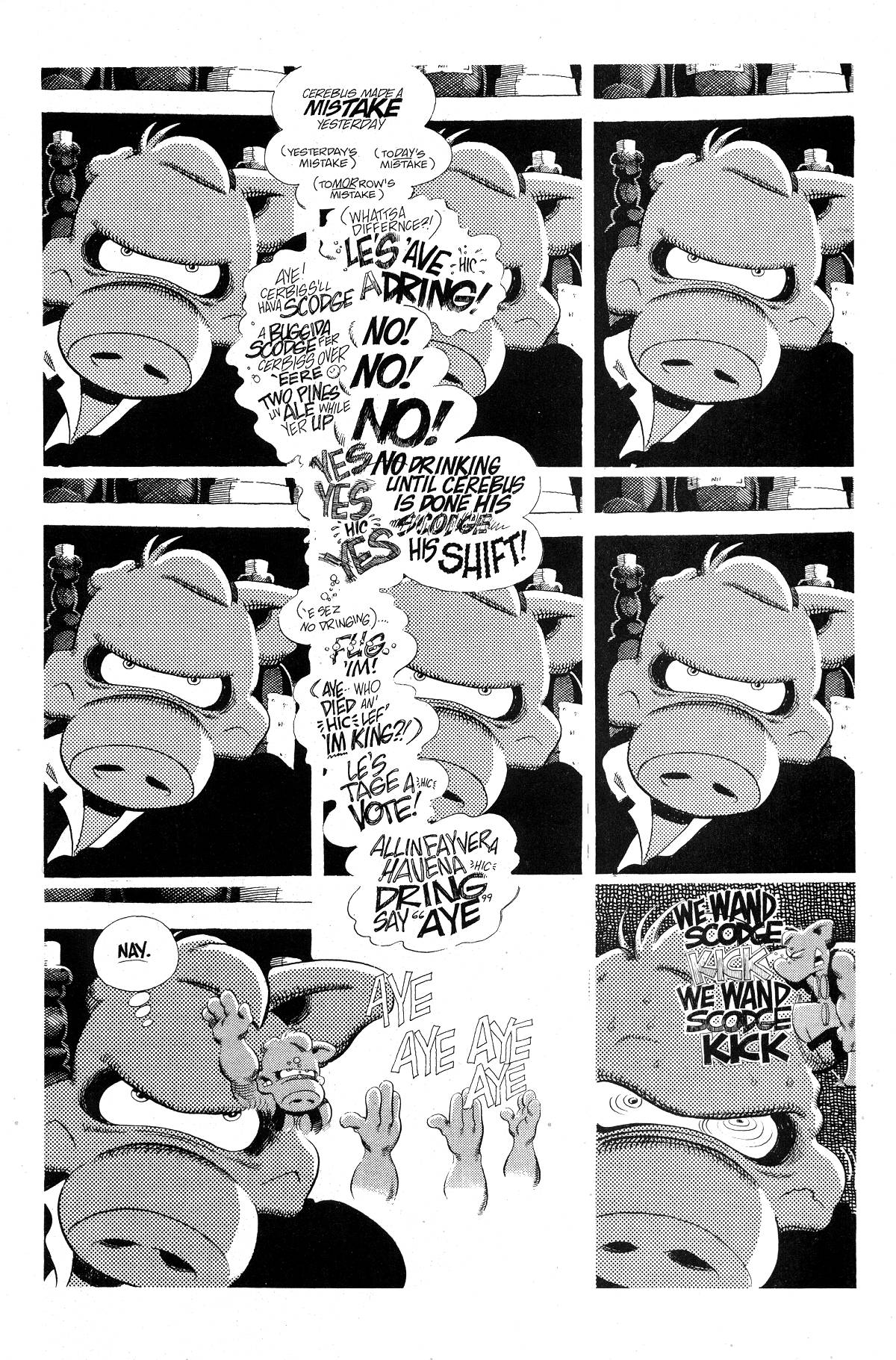 Read online Cerebus comic -  Issue #215 - 7