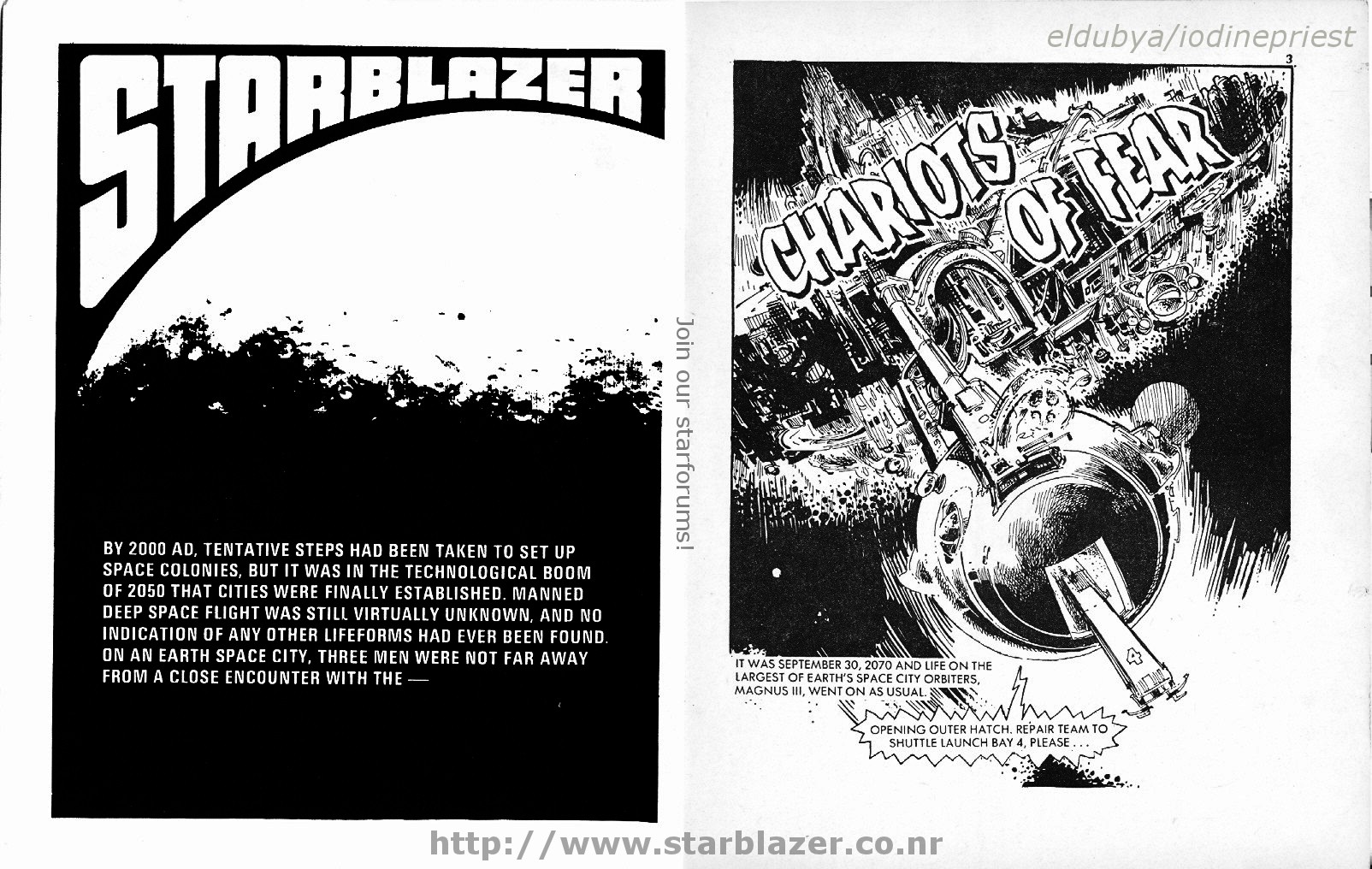 Read online Starblazer comic -  Issue #129 - 3