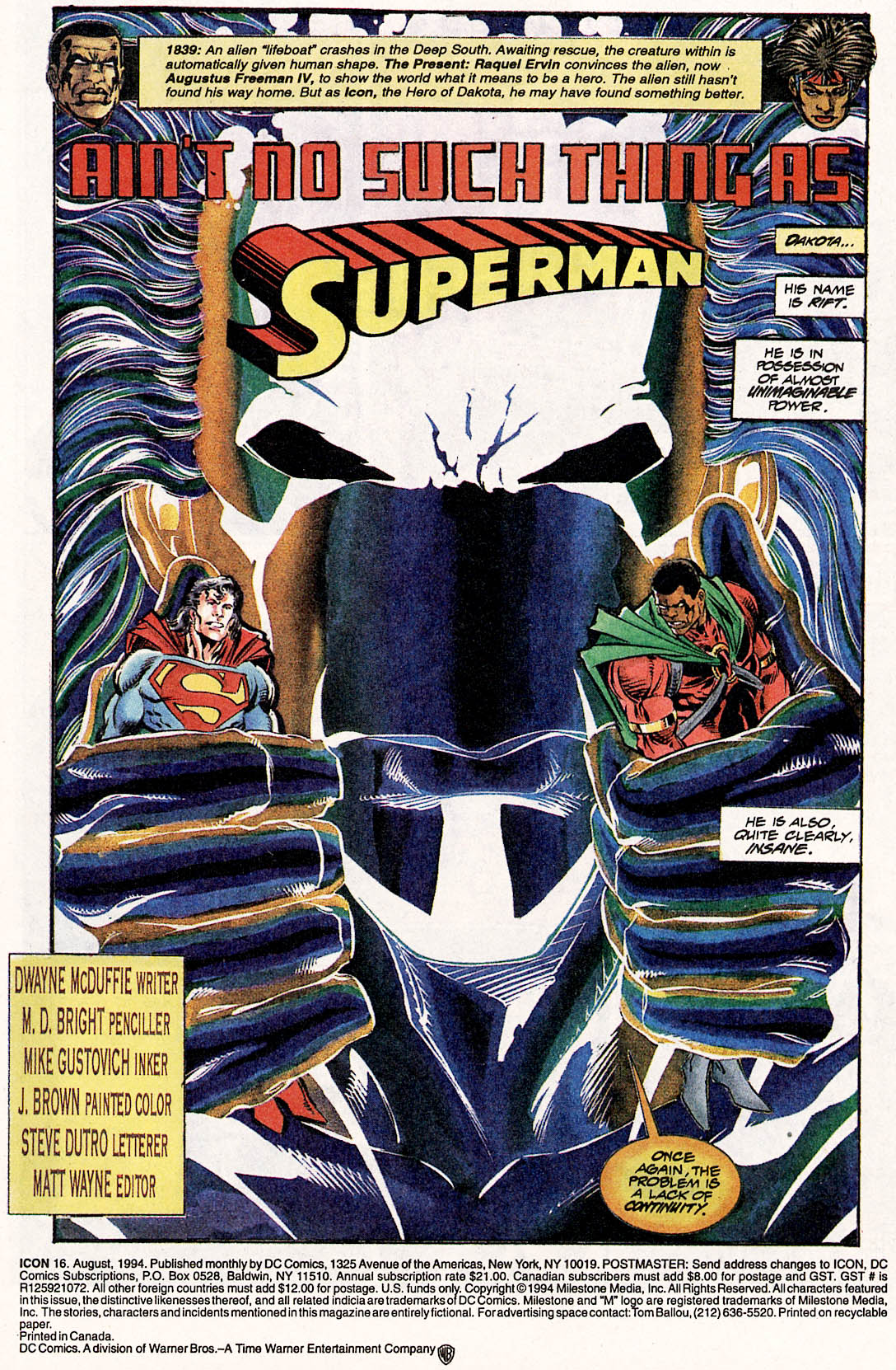 Read online Icon comic -  Issue #16 - 2