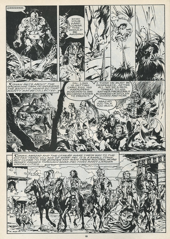 Read online The Savage Sword Of Conan comic -  Issue #175 - 12