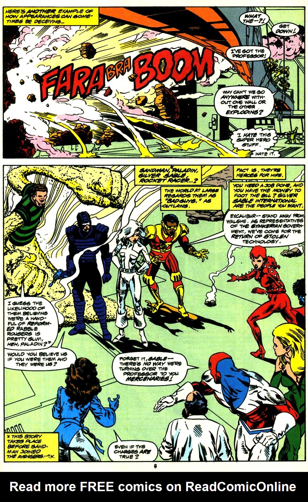 Read online Excalibur (1988) comic -  Issue #36 - 7