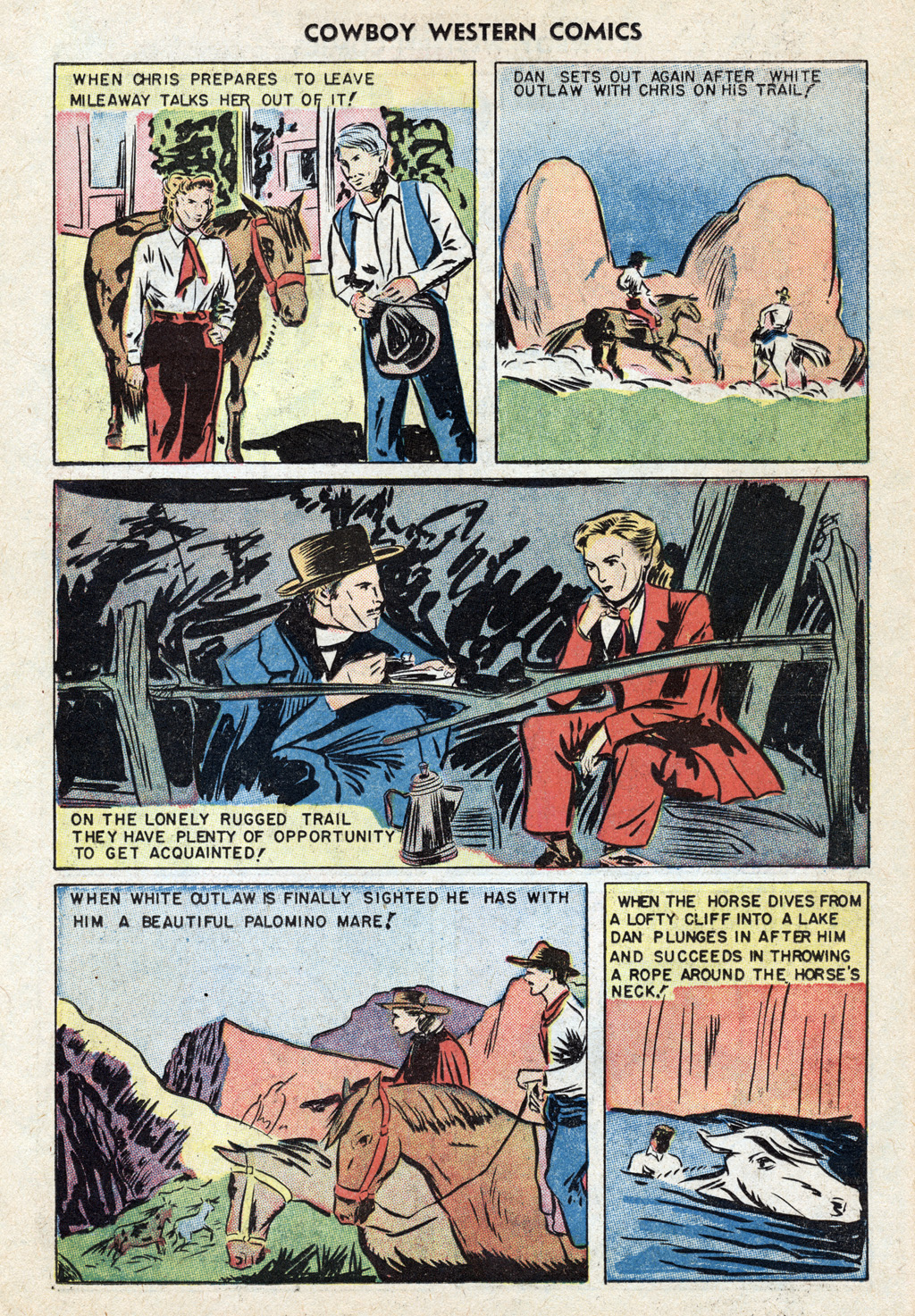 Read online Cowboy Western Comics (1948) comic -  Issue #25 - 26