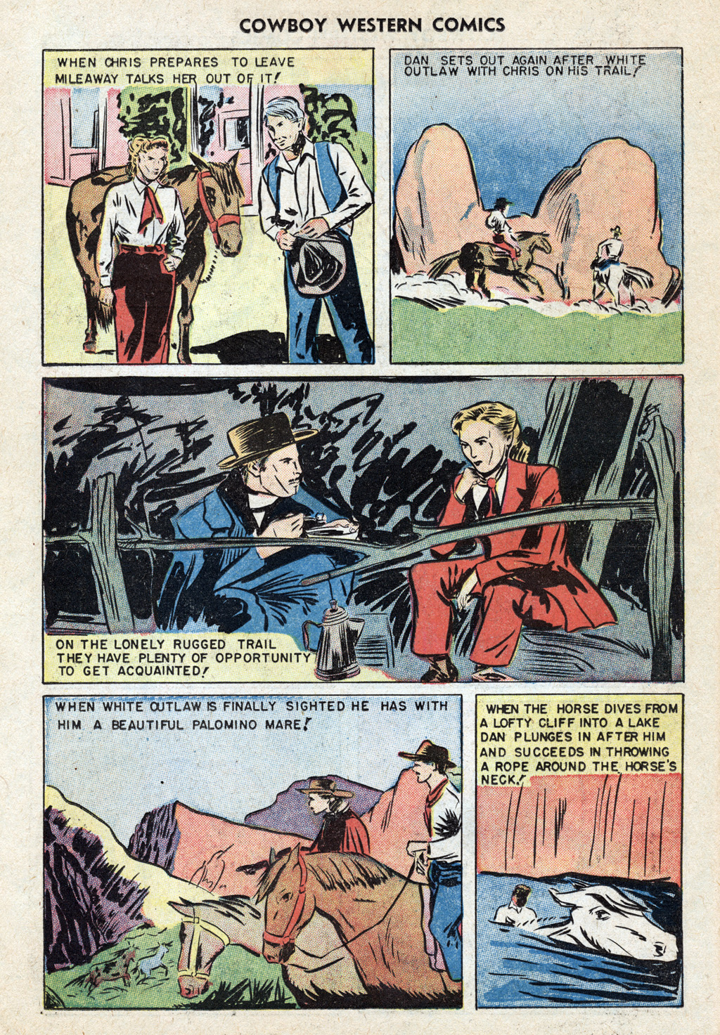 Read online Cowboy Western Comics (1948) comic -  Issue #25 - 26