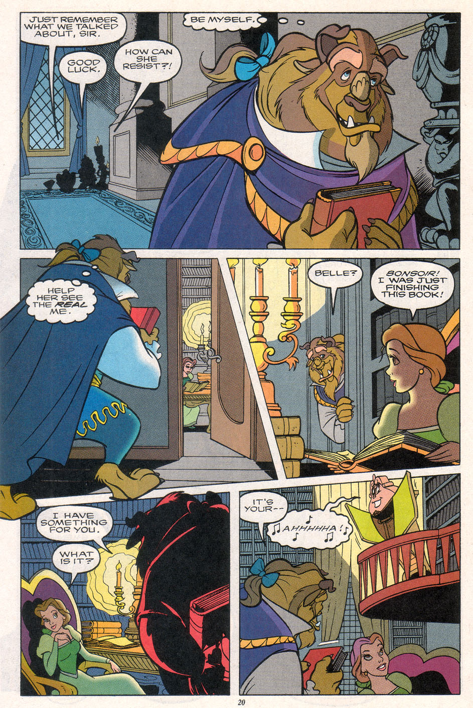 Read online Disney's Beauty and the Beast comic -  Issue #12 - 21