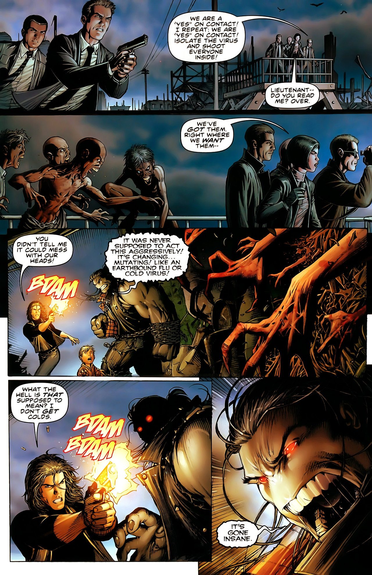 Read online The Darkness/Pitt comic -  Issue #2 - 24