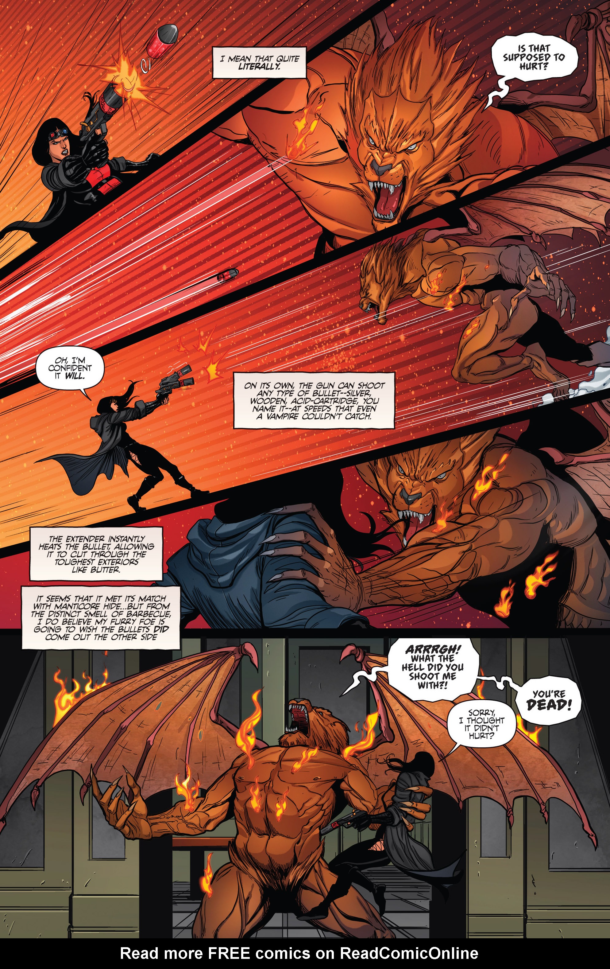 Read online Van Helsing vs The Mummy of Amun-Ra comic -  Issue #4 - 5