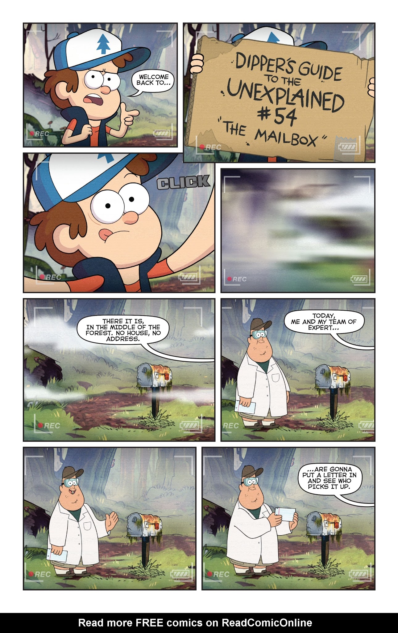 Read online Disney Gravity Falls Shorts Cinestory Comic comic -  Issue #3 - 3
