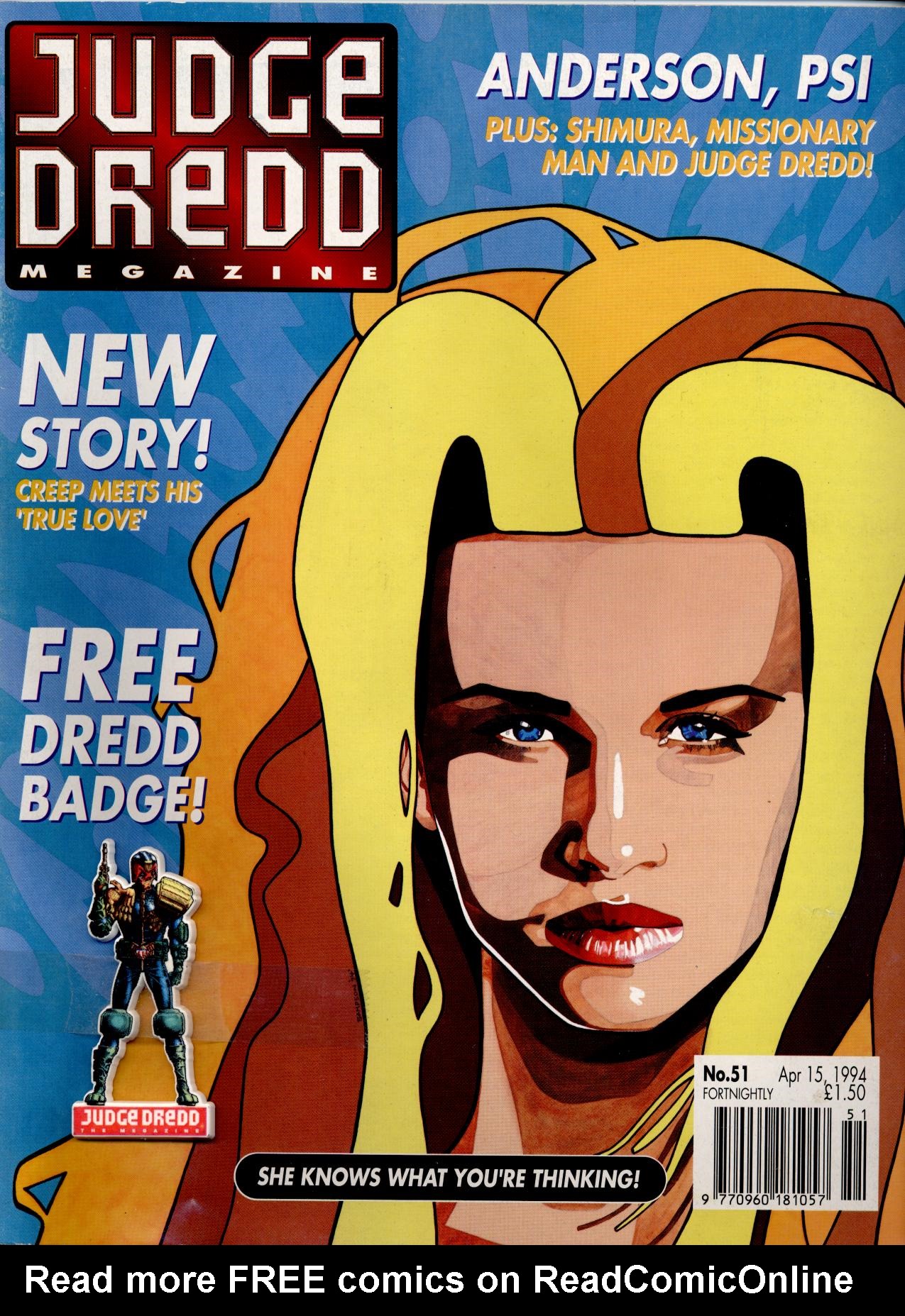 Read online Judge Dredd: The Megazine (vol. 2) comic -  Issue #51 - 1