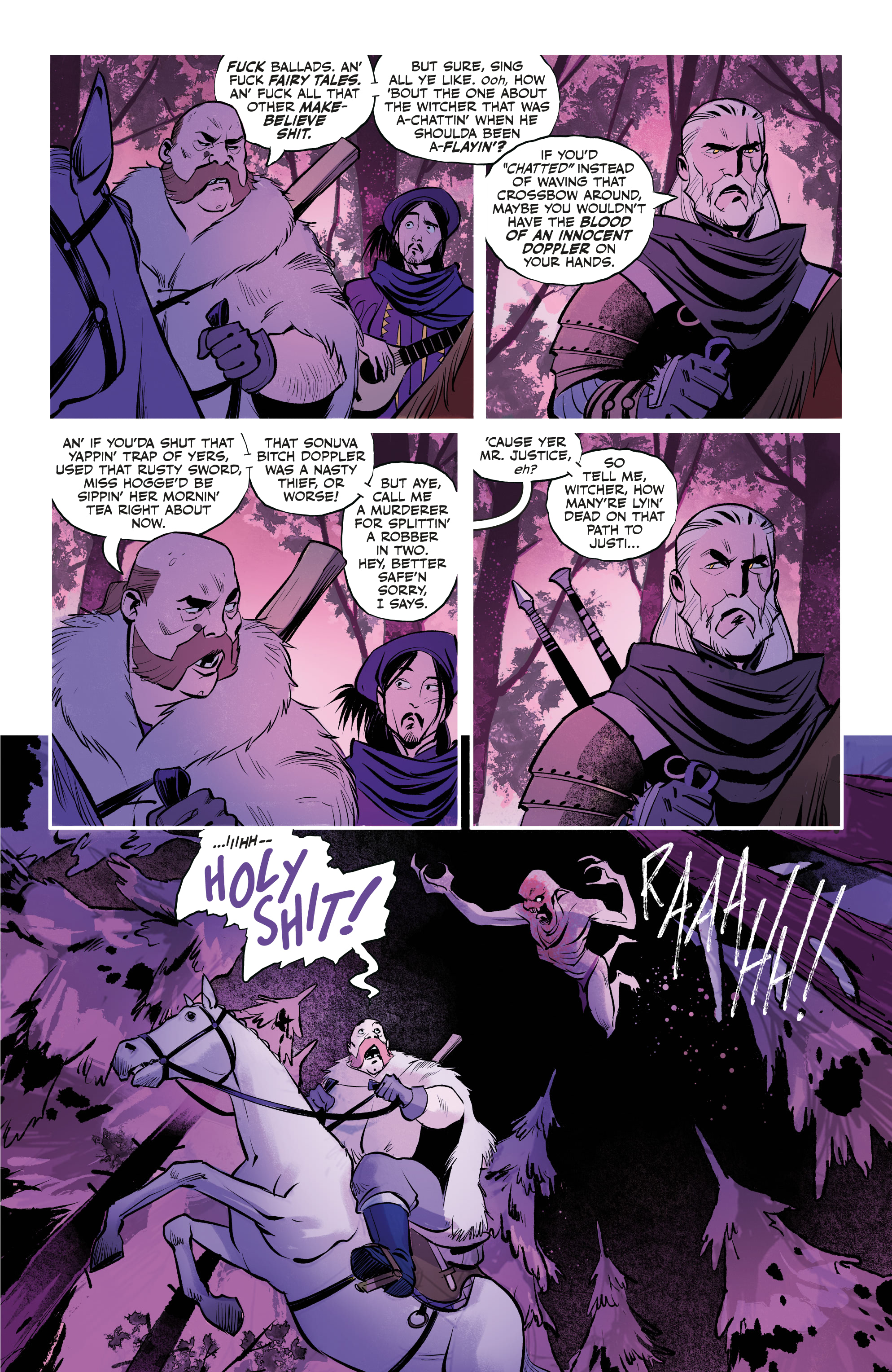 Read online The Witcher: The Ballad of Two Wolves comic -  Issue #3 - 7
