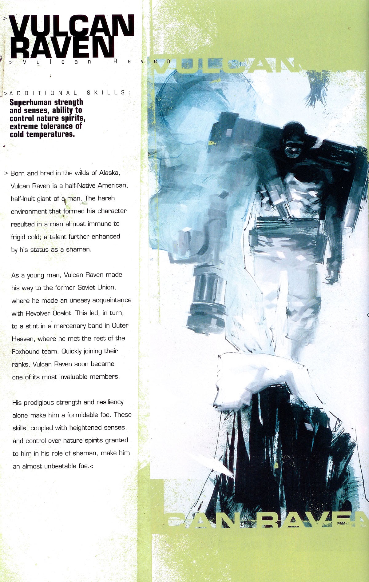 Read online Metal Gear Solid: Sons of Liberty comic -  Issue #0 - 12