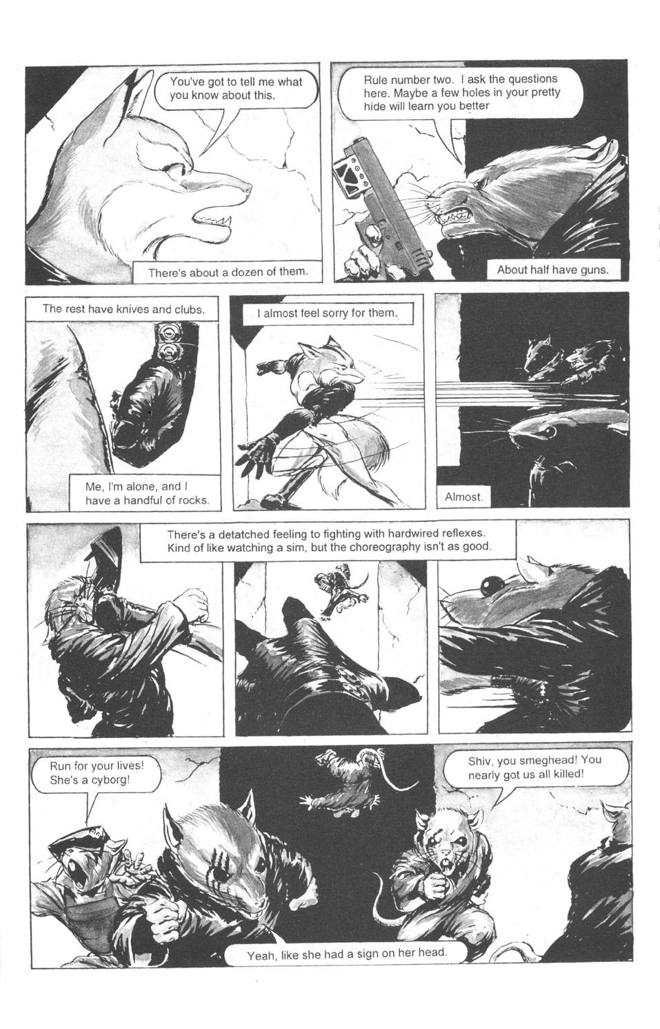Read online Zaibatsu Tears comic -  Issue #1 - 18