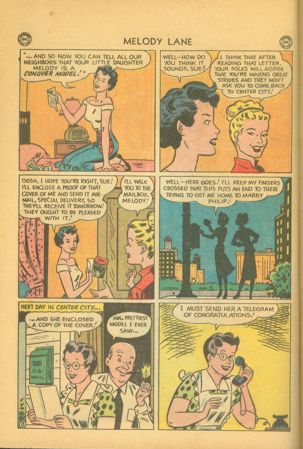 Read online Miss Melody Lane of Broadway comic -  Issue #1 - 10