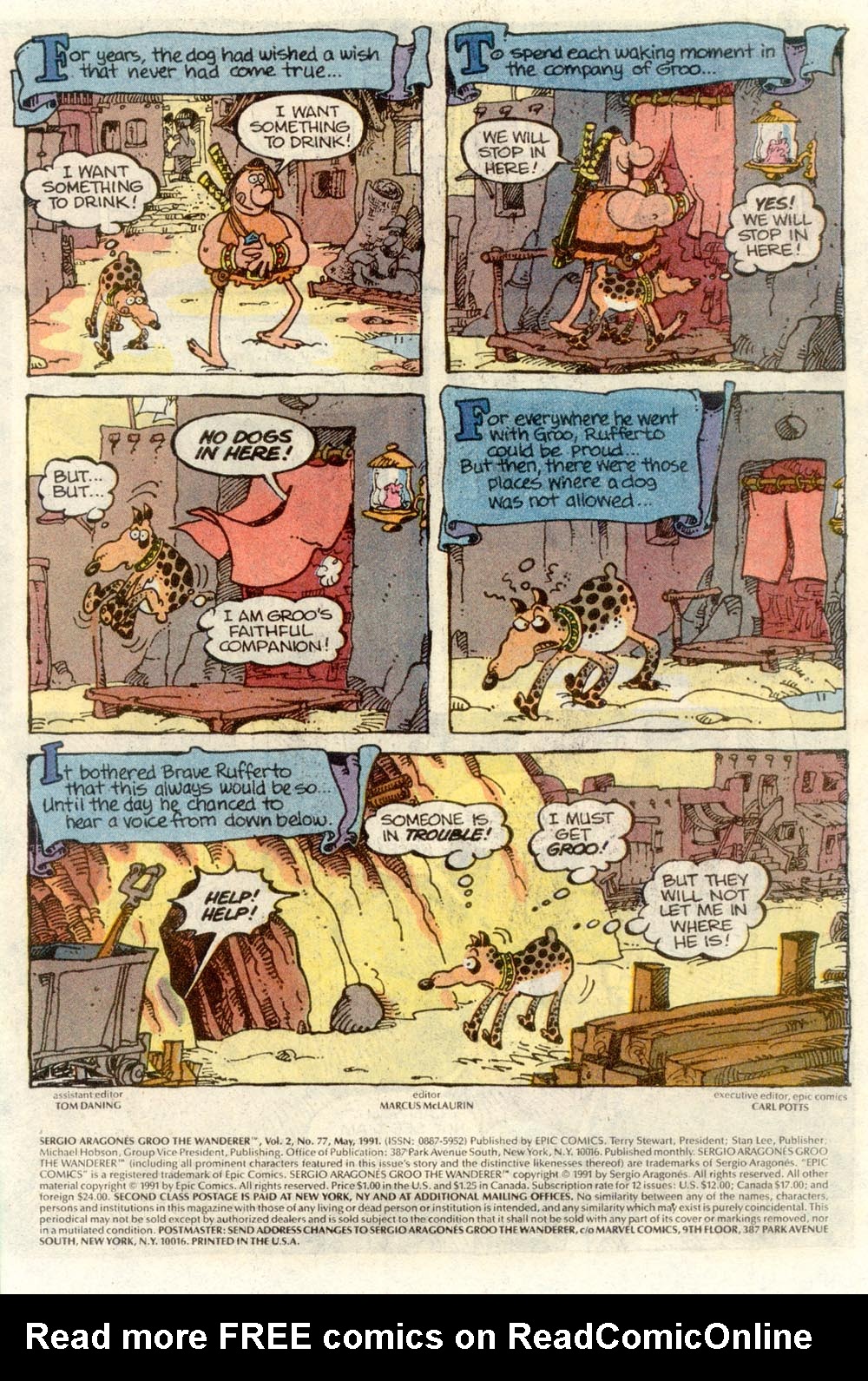 Read online Sergio Aragonés Groo the Wanderer comic -  Issue #77 - 2