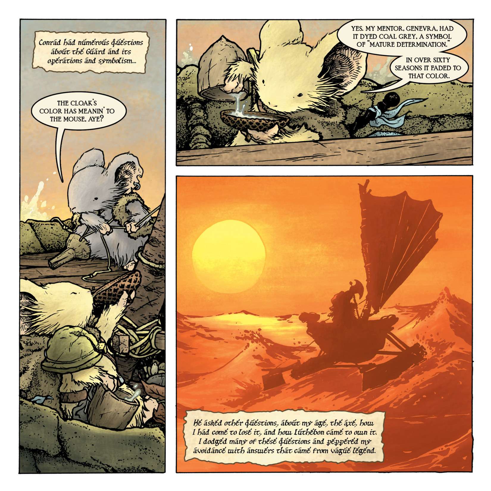 Read online Mouse Guard: The Black Axe comic -  Issue #5 - 17