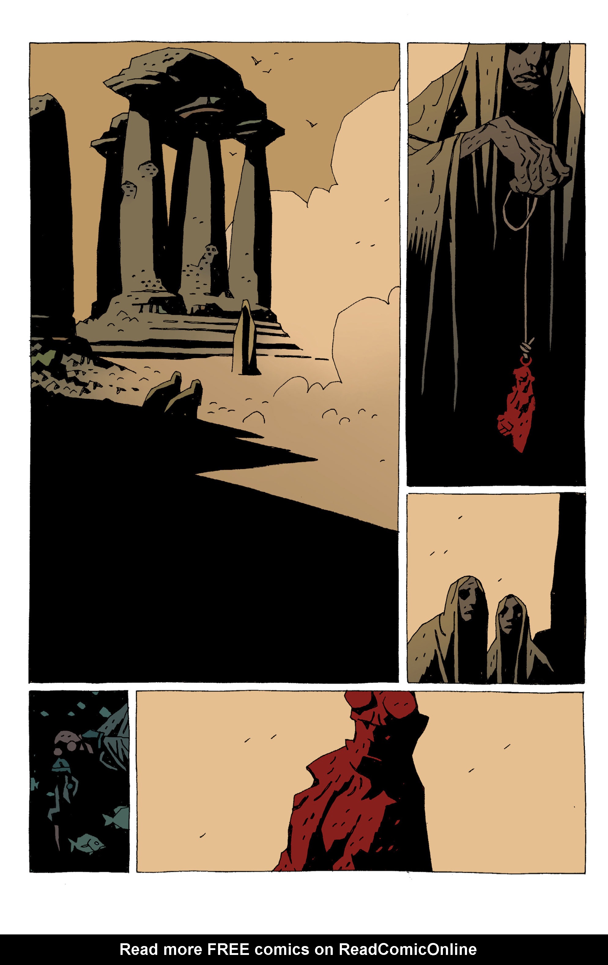 Read online Hellboy comic -  Issue #6 - 134