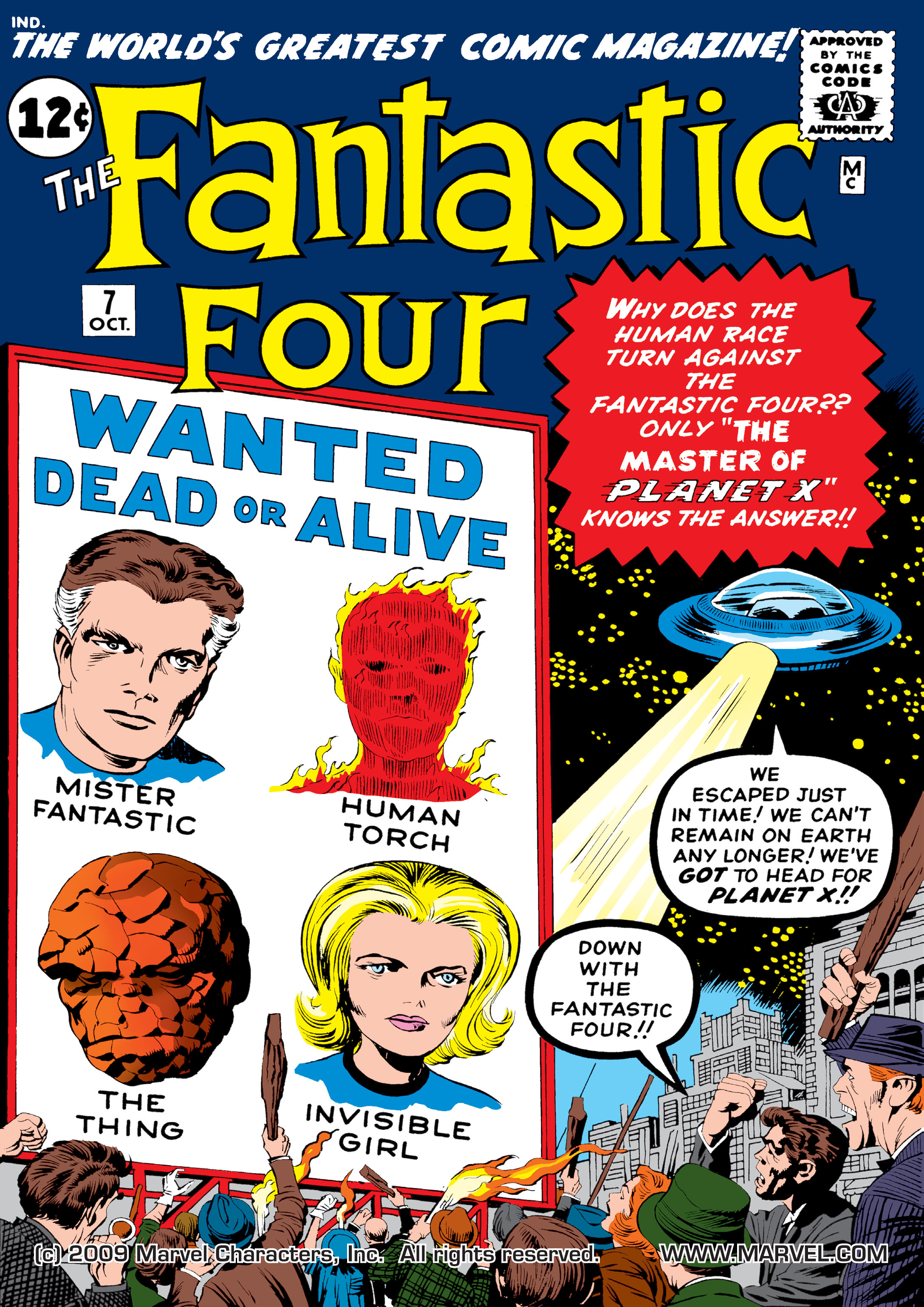 Read online Fantastic Four (1961) comic -  Issue #7 - 1