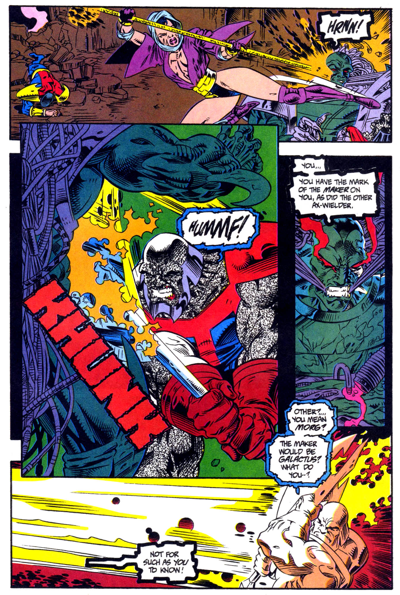 Read online Cosmic Powers comic -  Issue #6 - 17