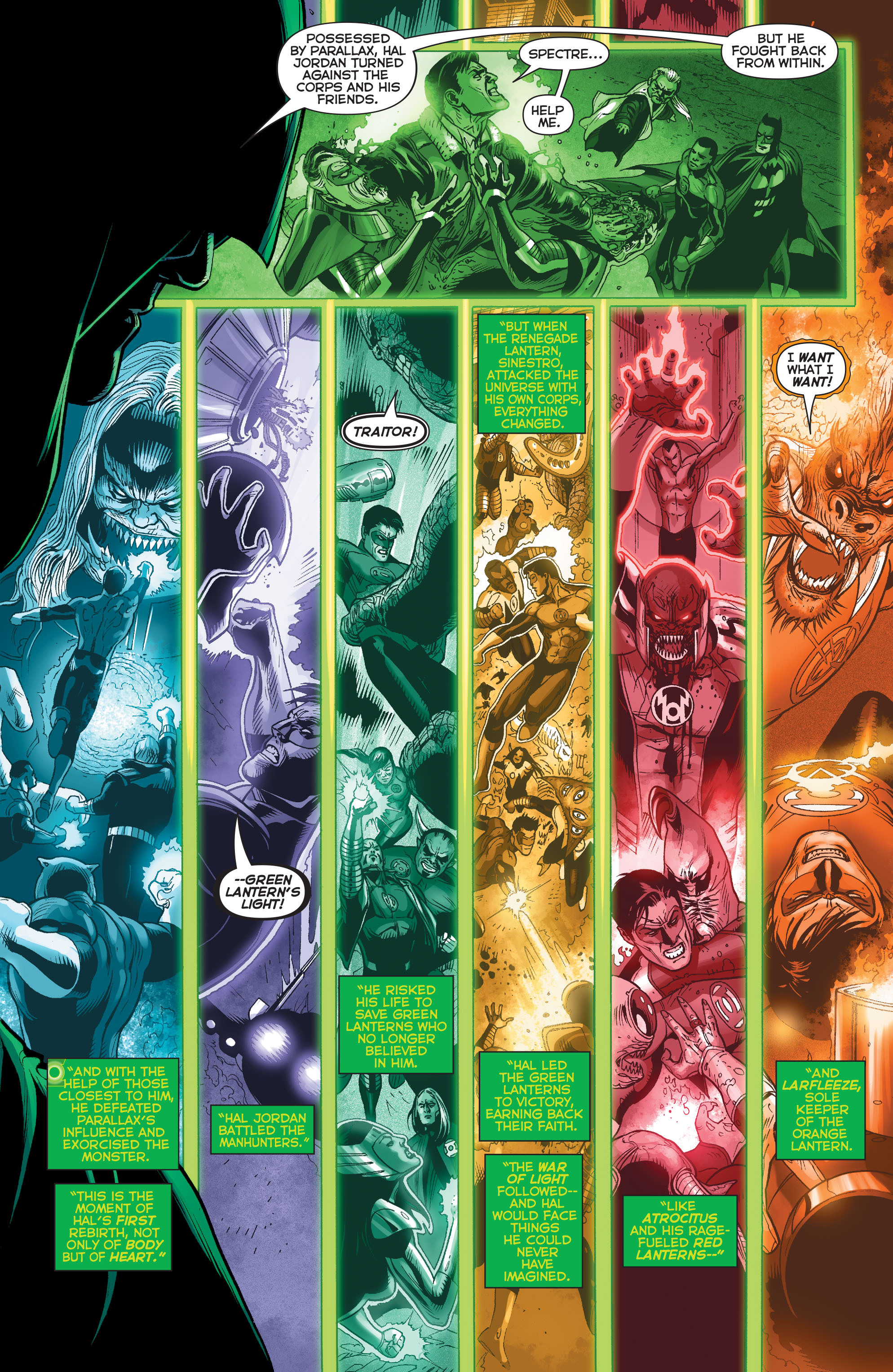 Read online Green Lantern: The Wrath of the First Lantern comic -  Issue # TPB - 261