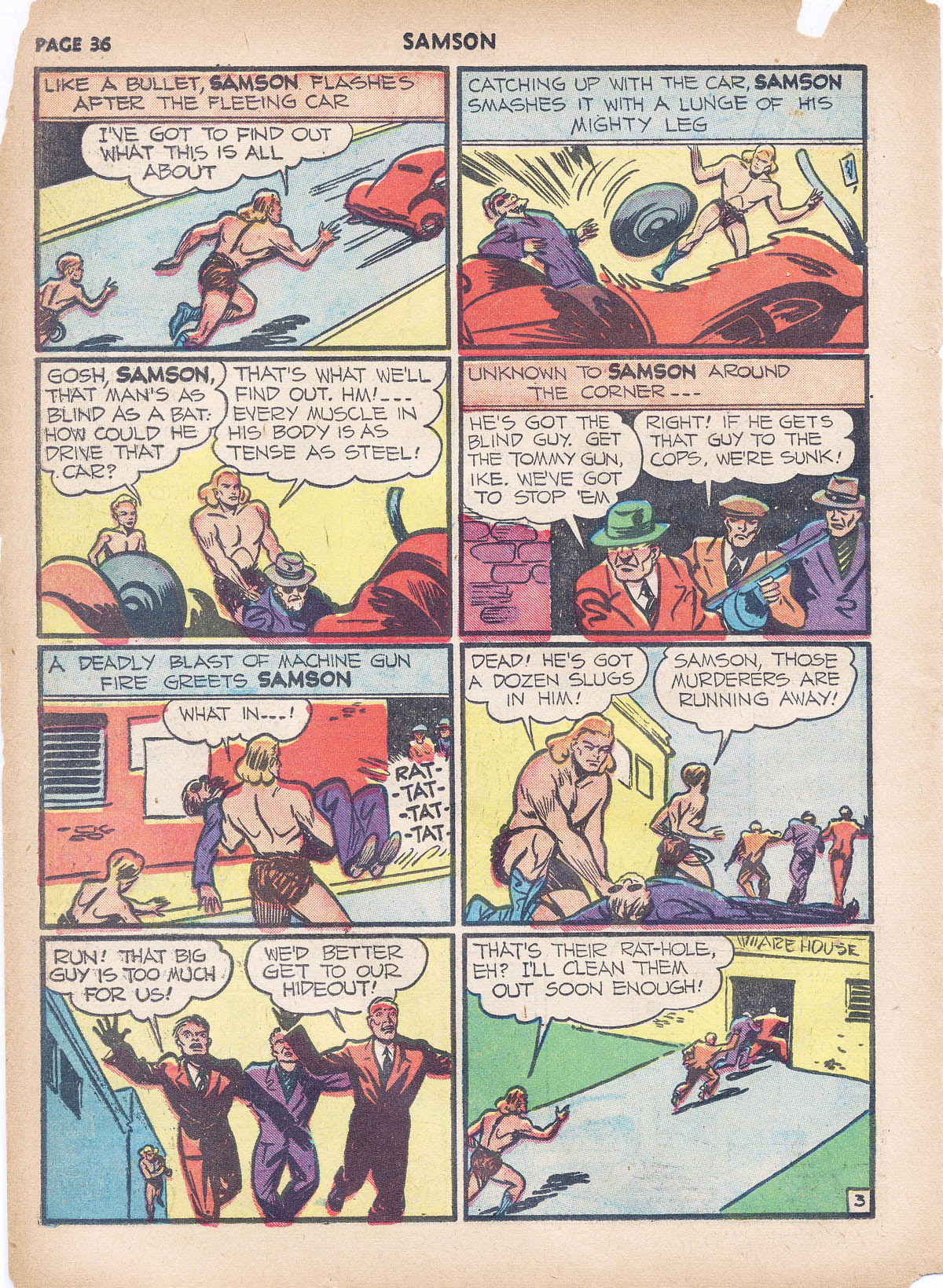 Read online Samson (1940) comic -  Issue #4 - 37