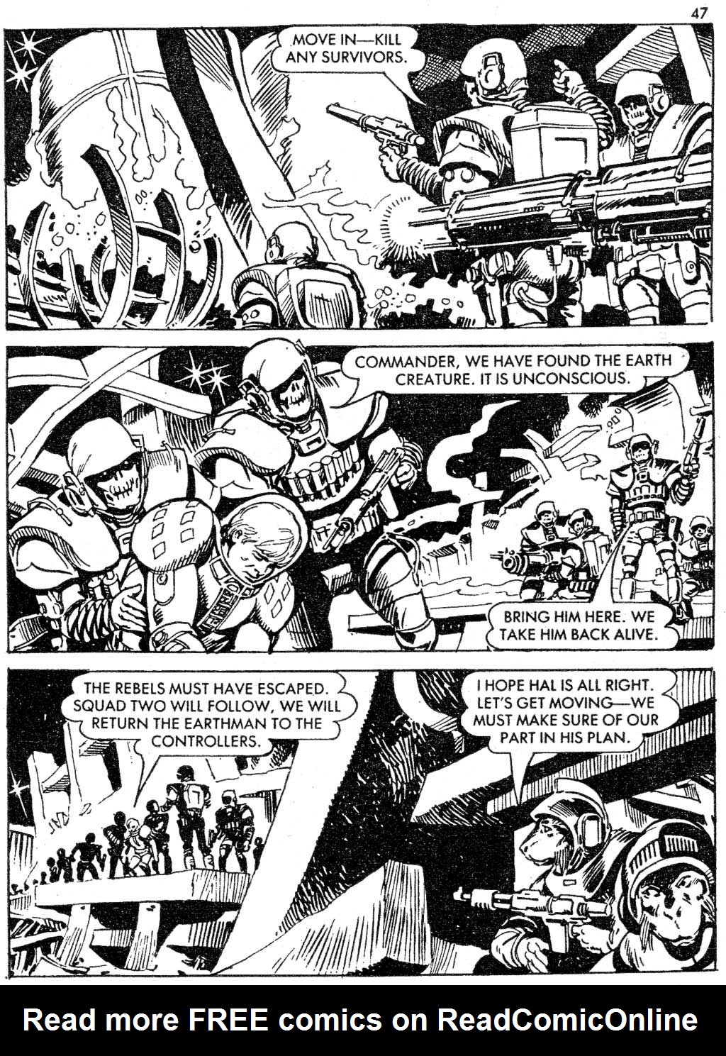 Read online Starblazer comic -  Issue #159 - 47