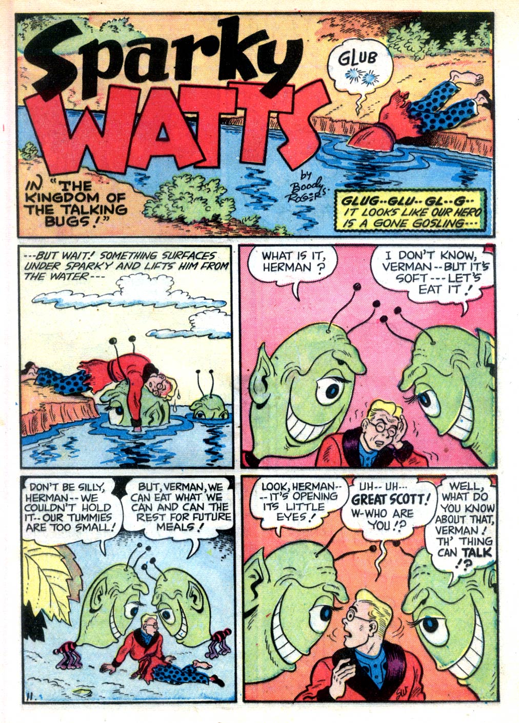 Read online Sparky Watts comic -  Issue #8 - 13