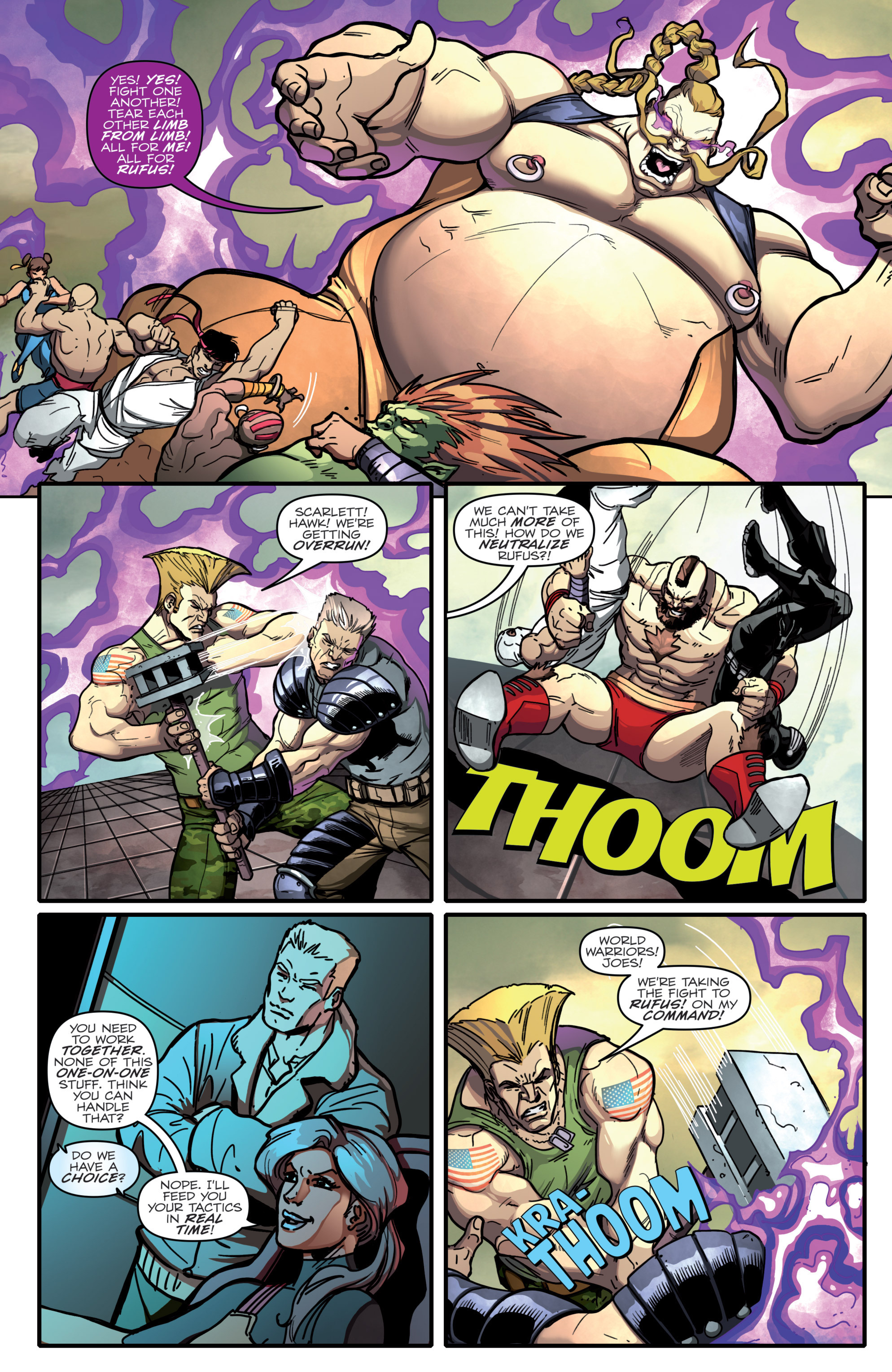 Read online Street Fighter X G.I. Joe comic -  Issue #6 - 11
