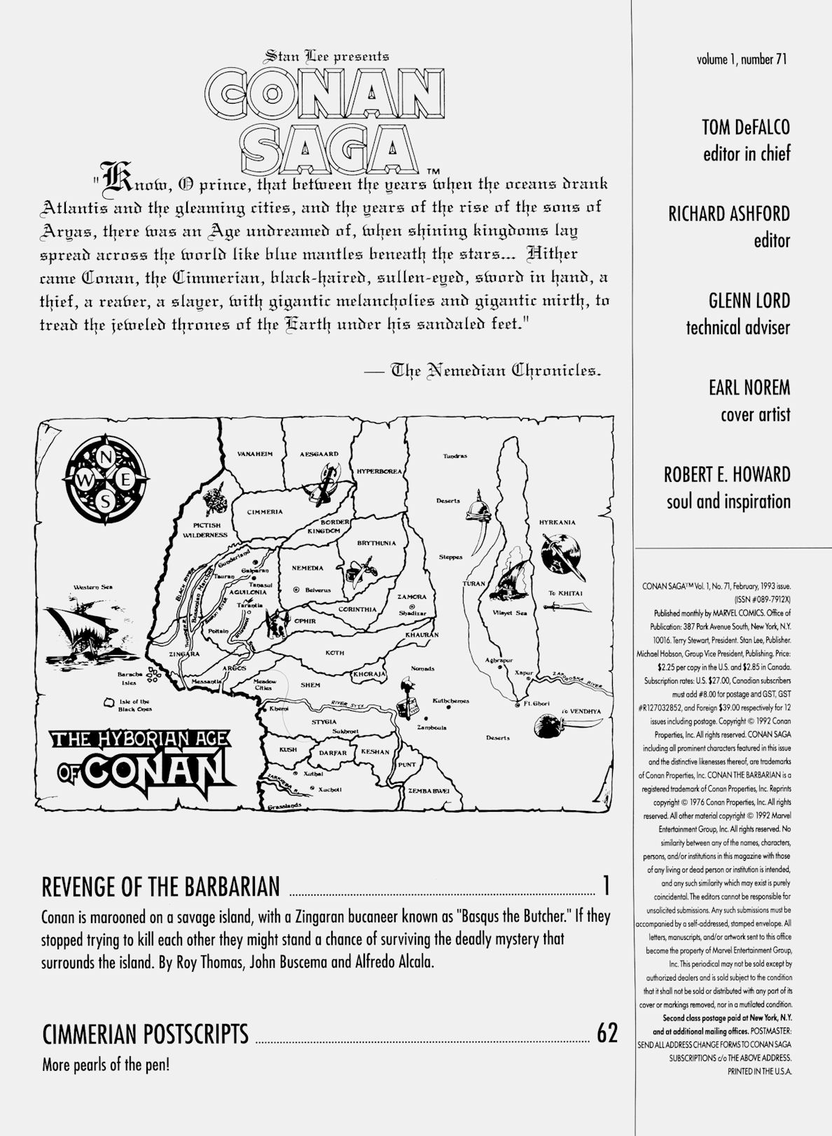 Read online Conan Saga comic -  Issue #71 - 2