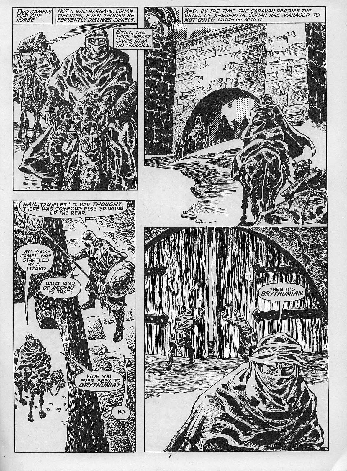 Read online The Savage Sword Of Conan comic -  Issue #205 - 9