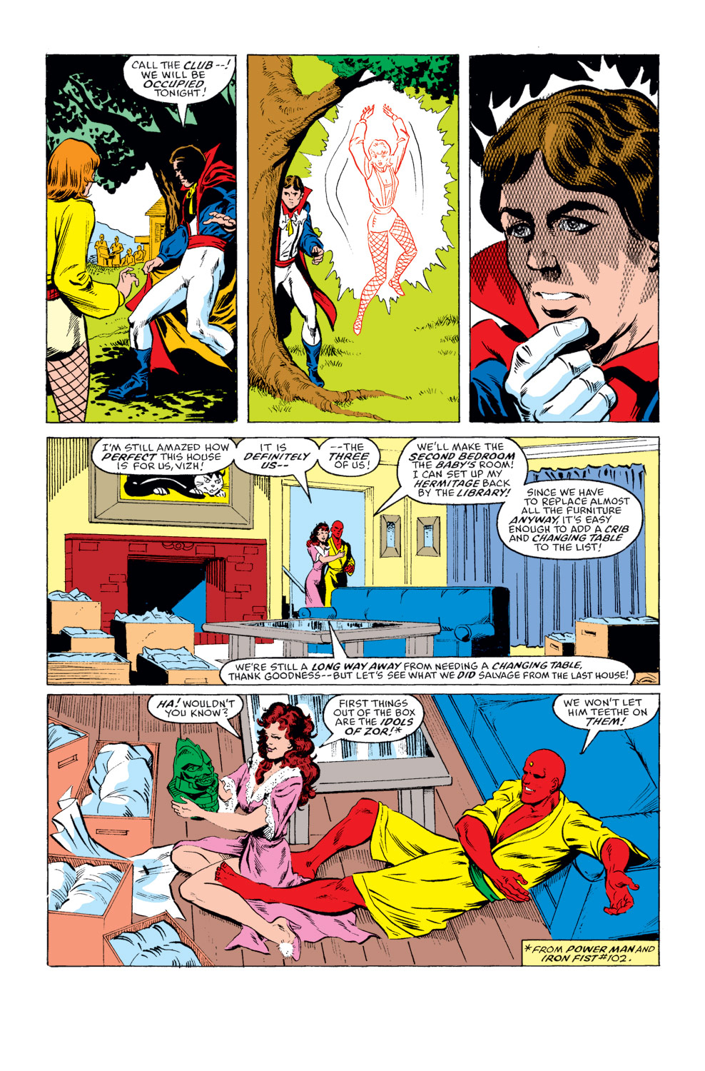 Read online The Vision and the Scarlet Witch (1985) comic -  Issue #4 - 9