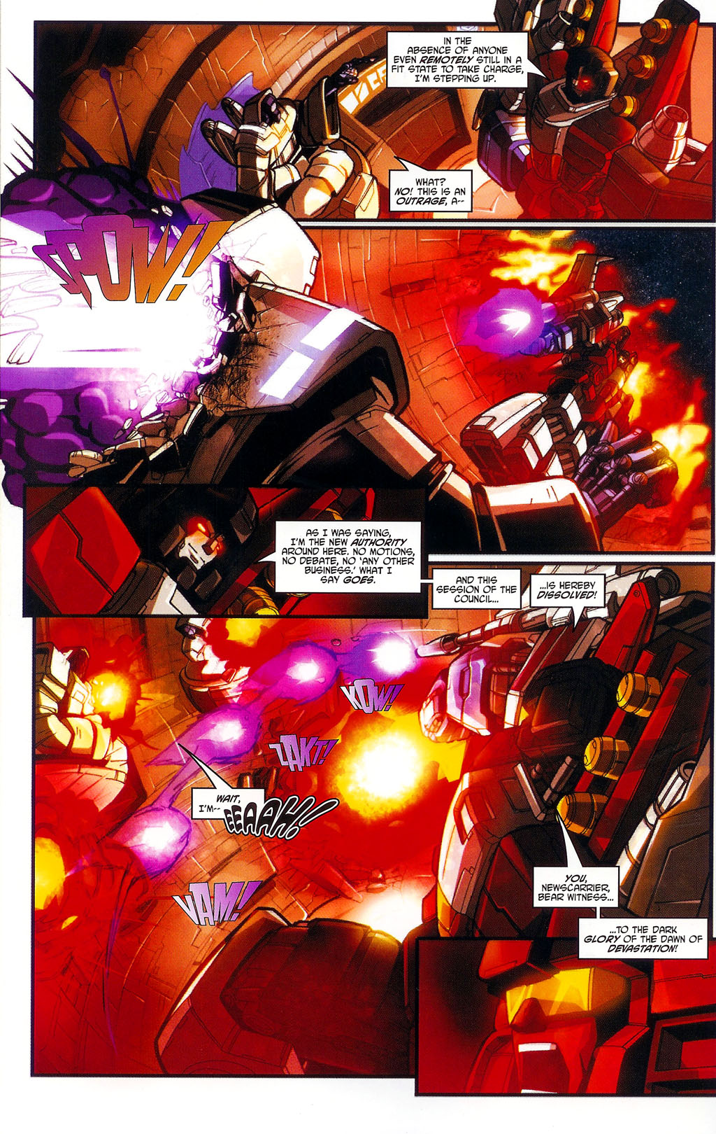 Read online Transformers War Within: "The Age of Wrath" comic -  Issue #1 - 19