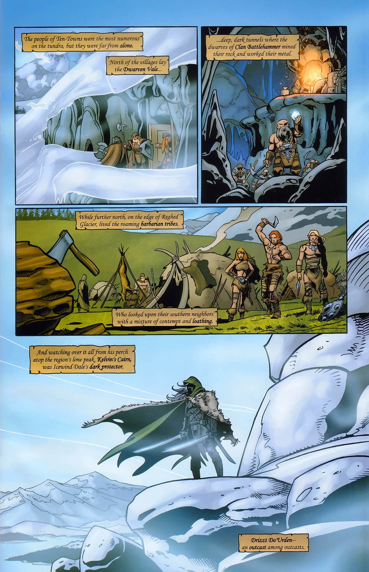 Read online Forgotten Realms: The Crystal Shard comic -  Issue #1 - 5