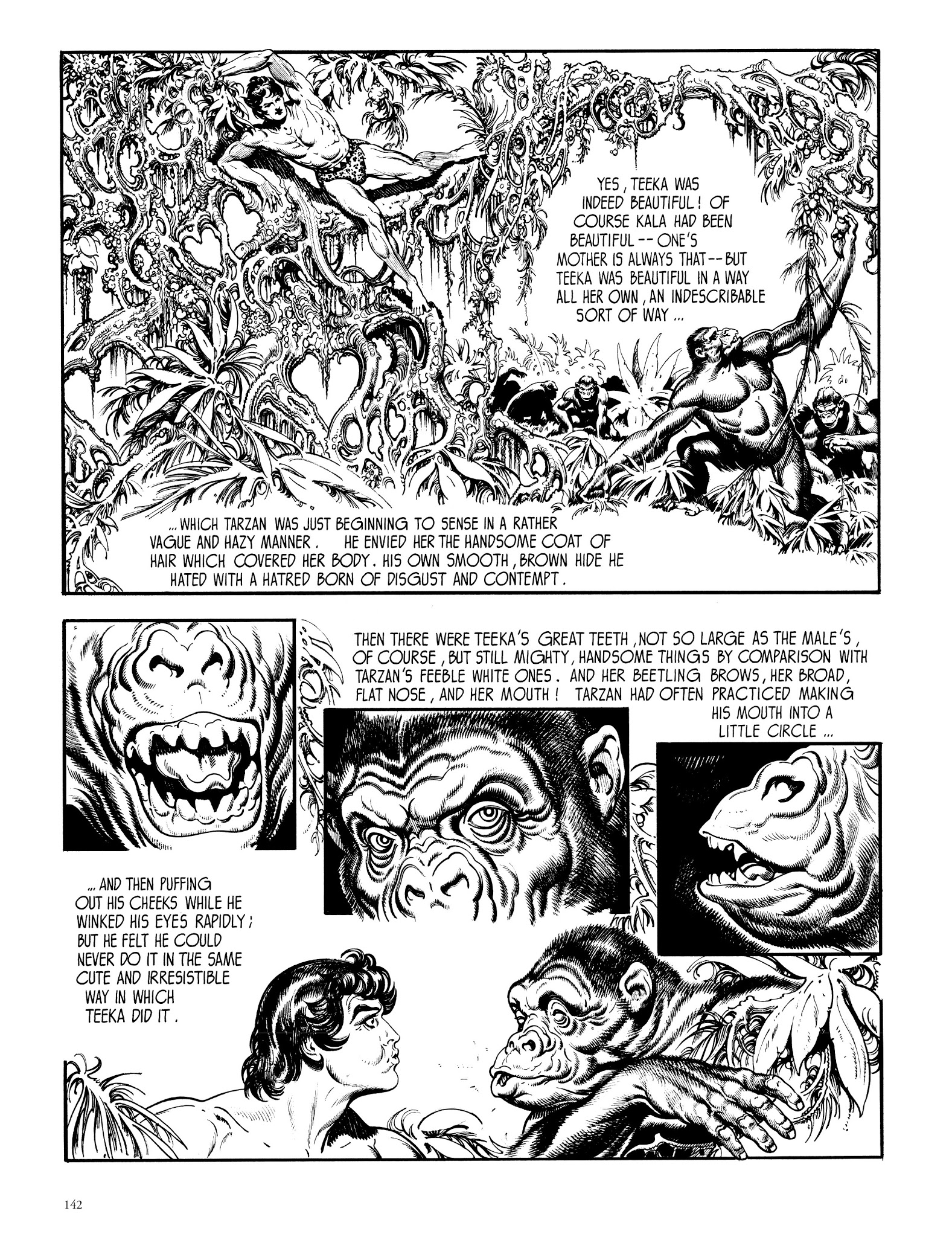 Read online Edgar Rice Burroughs' Tarzan: Burne Hogarth's Lord of the Jungle comic -  Issue # TPB - 141