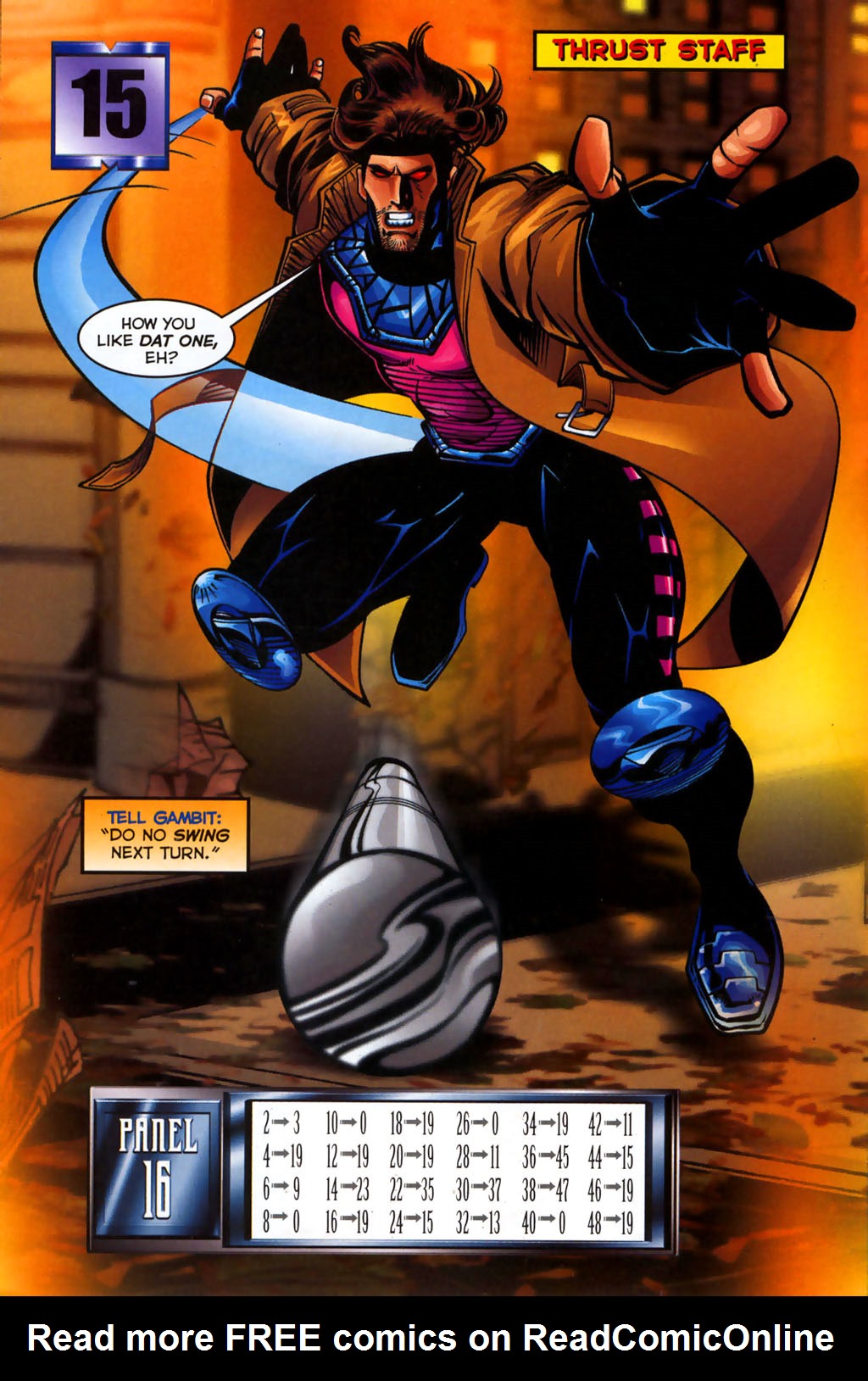 Read online Gambit Battlebook: Streets Of Fire comic -  Issue # Full - 10
