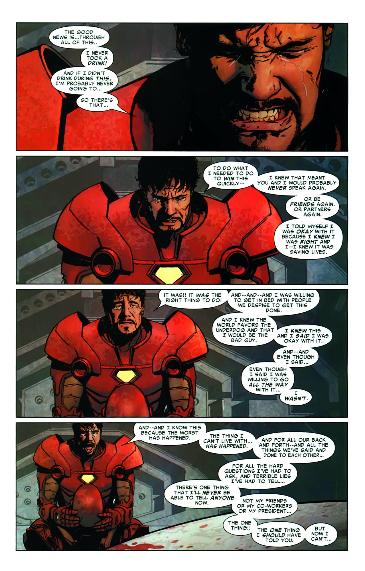 Read online Civil War: The Confession comic -  Issue # Full - 12